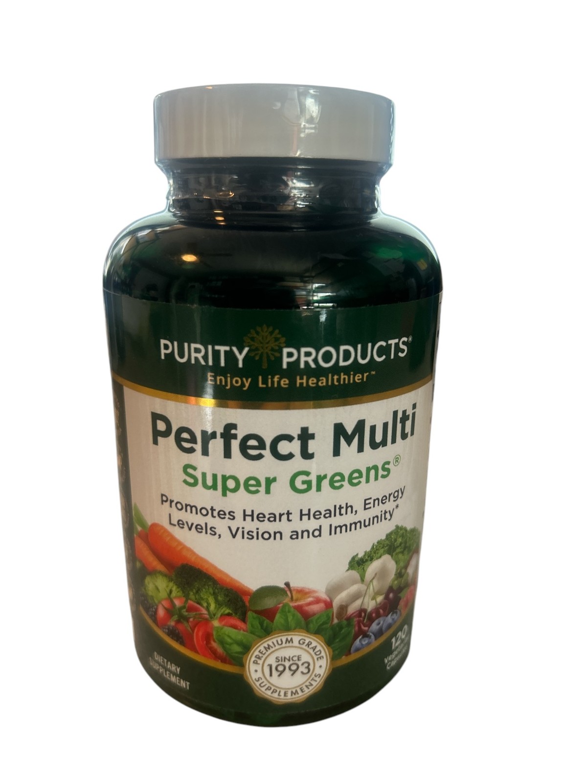 Purity Products Perfect Multi Super Greens 120 caps Brand New exp 8/2027