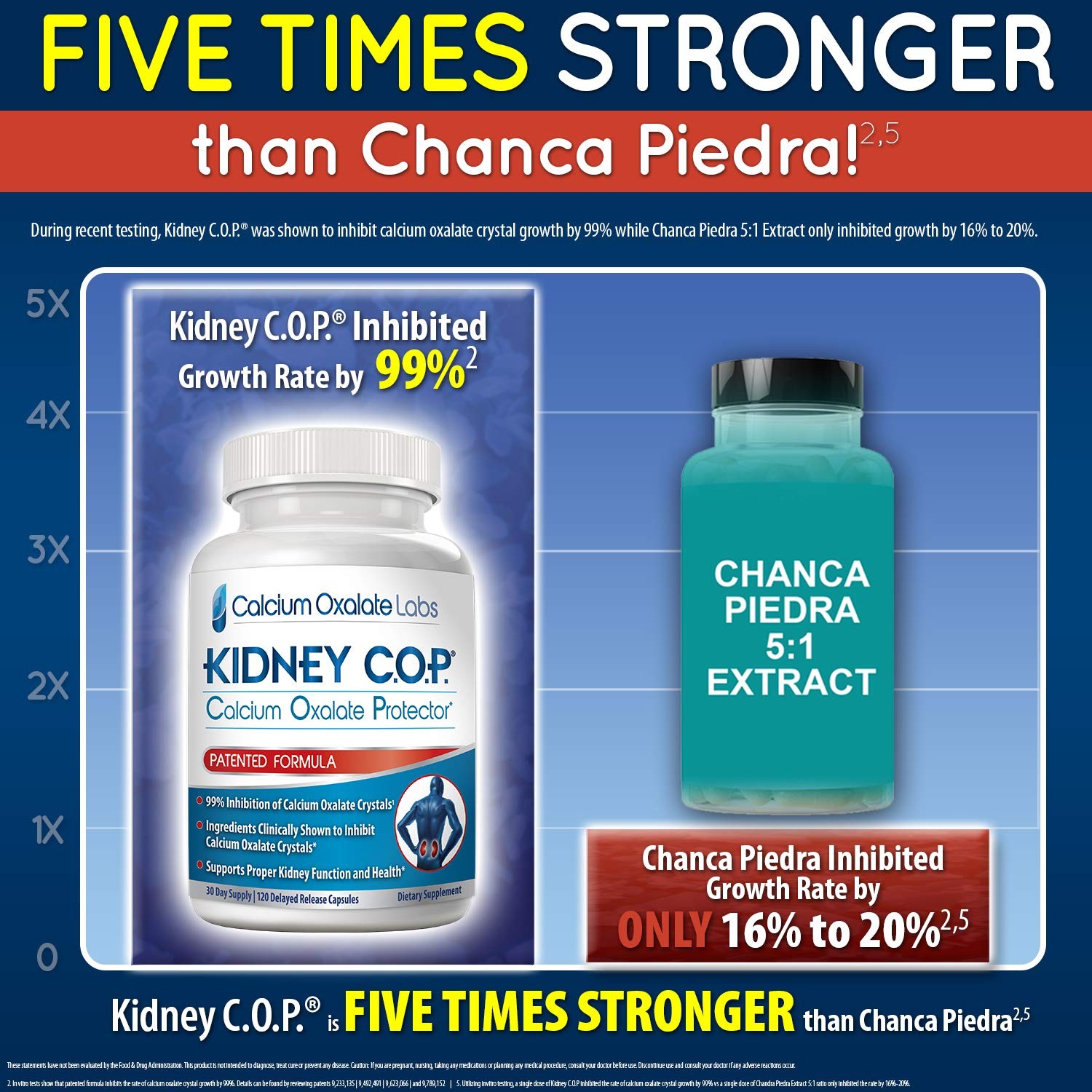 KIDNEY C.O.P. Calcium Oxalate Protector 120 Capsules, 120 Count (Pack of 1)