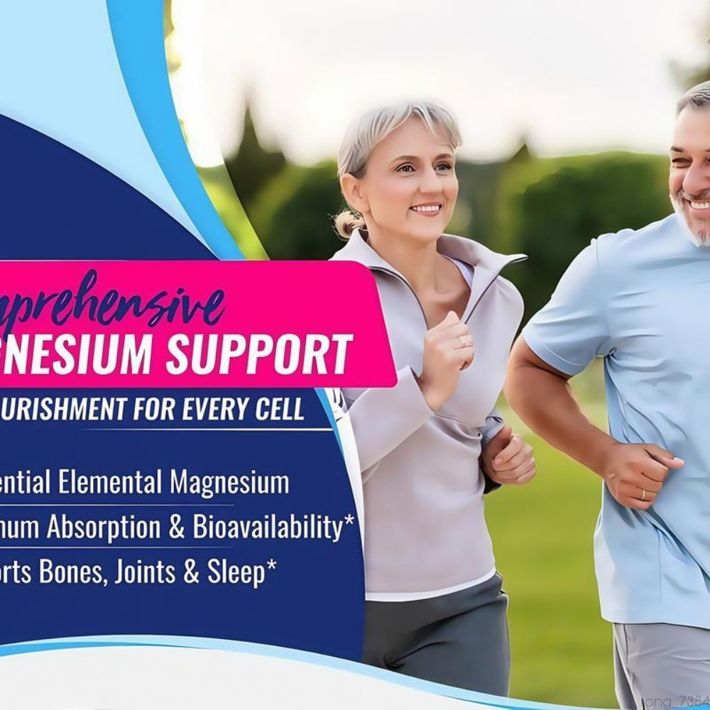 Magnesium complex 1000mg 7 types | Sleep musculoskeletal support 90-New