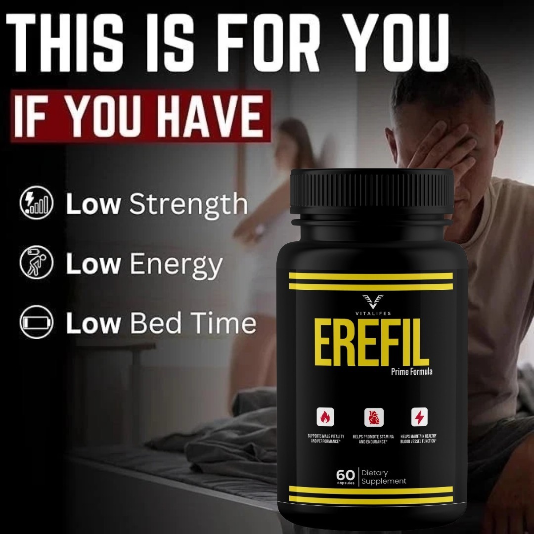 (5 Pack) Erefil Advanced Male Health Support Vitamin Supplement Ere Fil 300 Caps