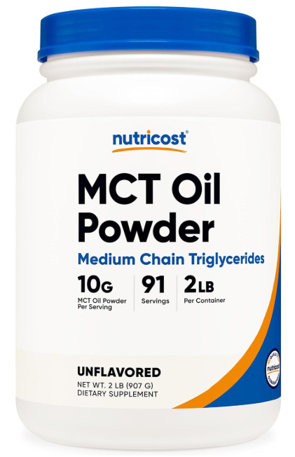Nutricost MCT Oil Powder 2LBS (32oz) – Great for Ketosis and Ketogenic Diets