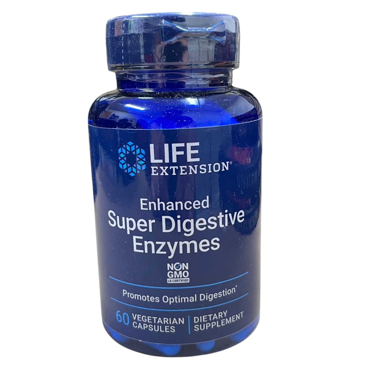 Life Extension Enhanced Super Digestive Enzymes 60 Veg Capsules exp 10/2026