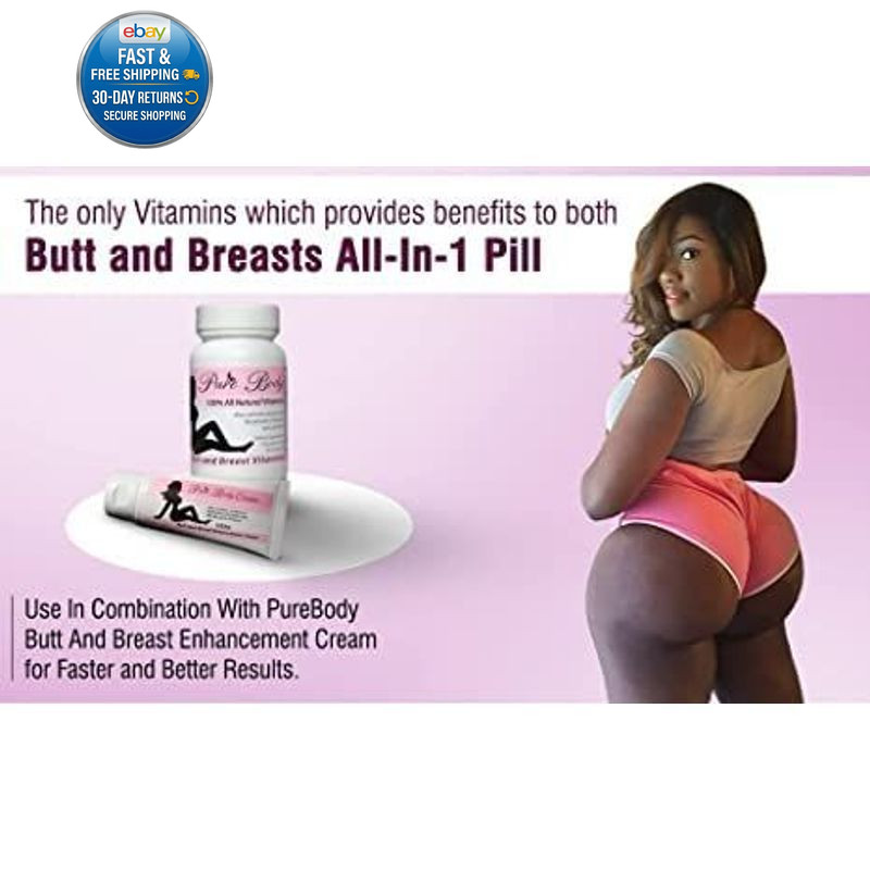 Butt Enhancer and Breast Vitamins – 30 Count (Pack of 1)