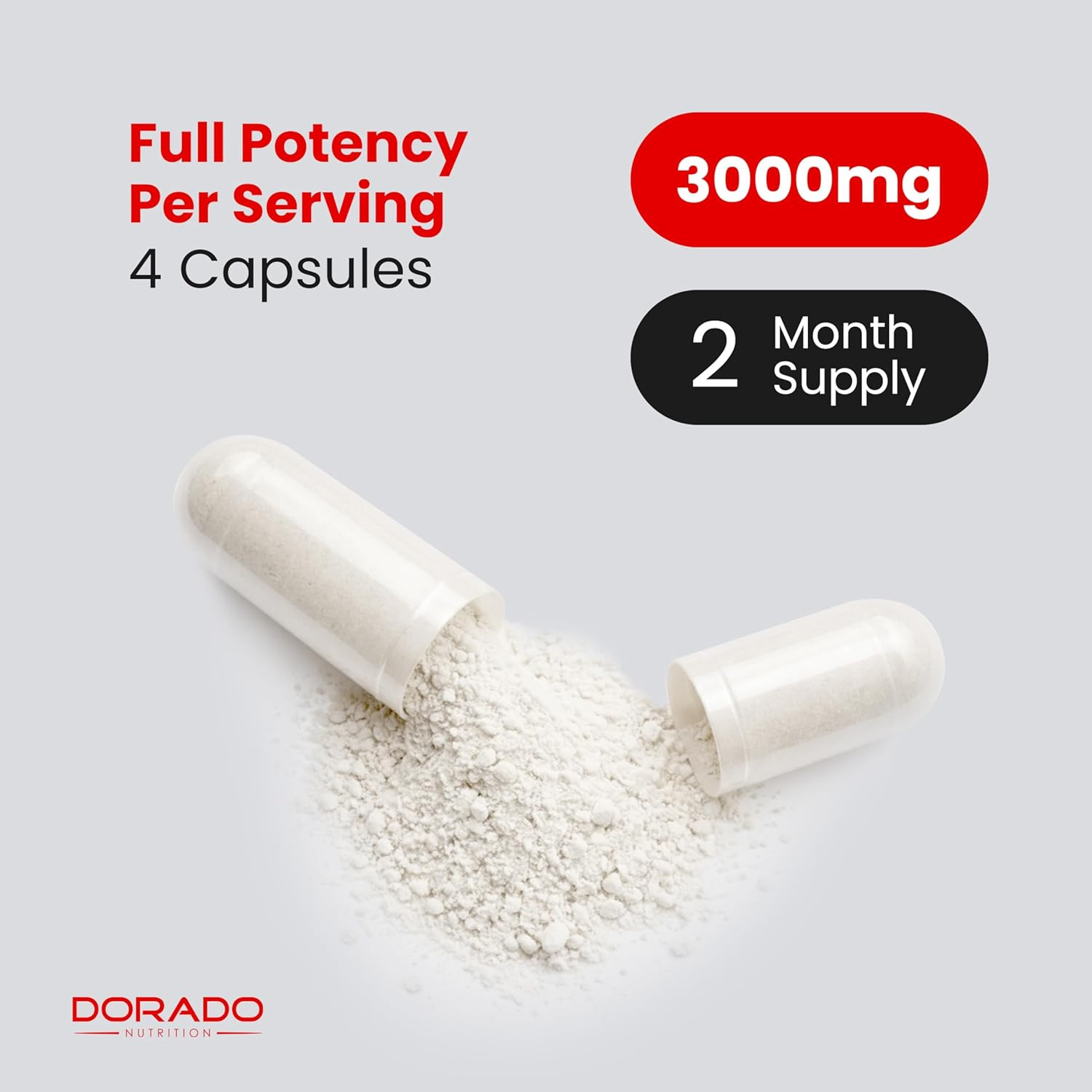 L-Arginine 1000mg L-Citrulline 3000mg 240Caps Amino Acid Non GMO/Gluten Free