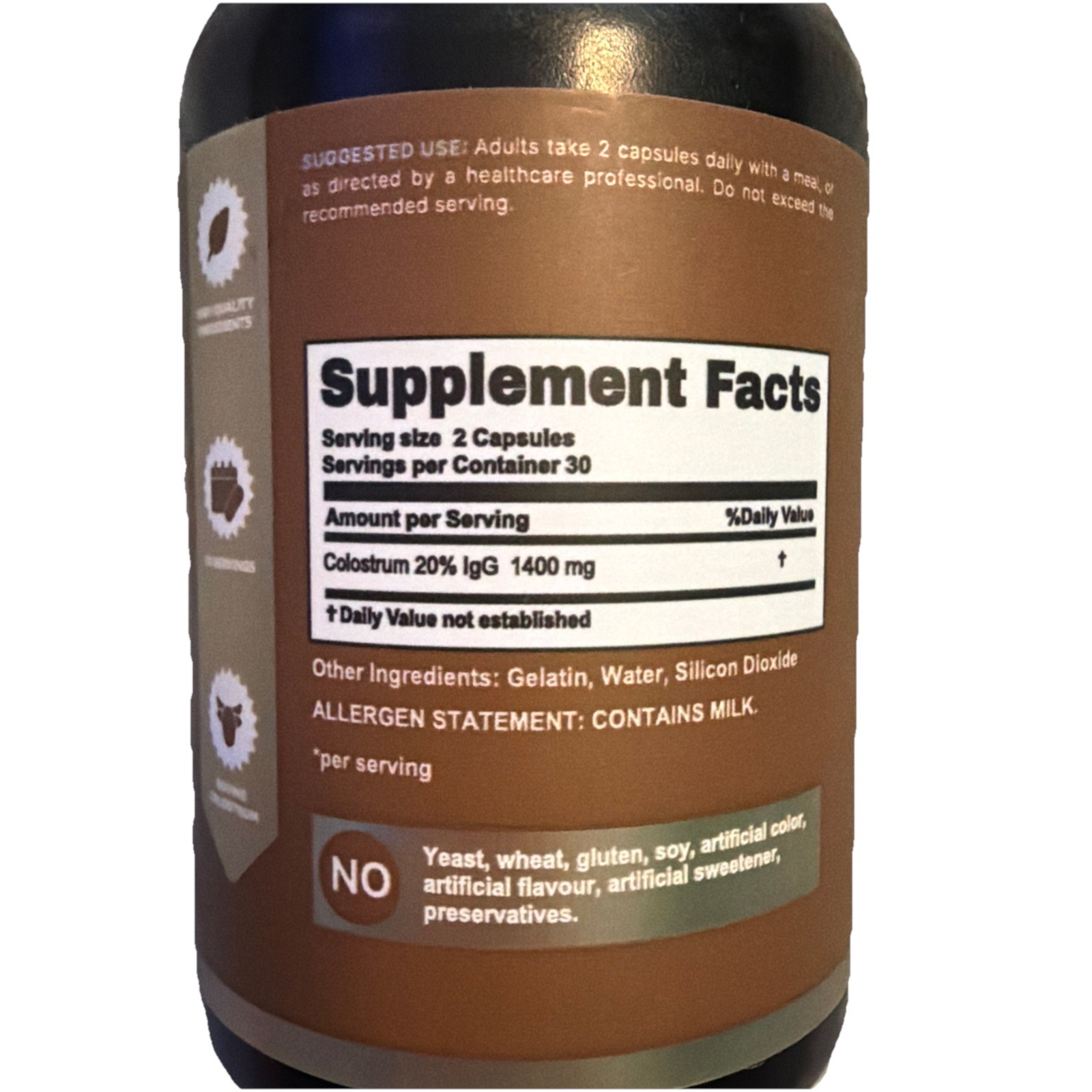 Lot of 2 B Life Colostrum – 1400mg – 60 ct ea – 04/2028