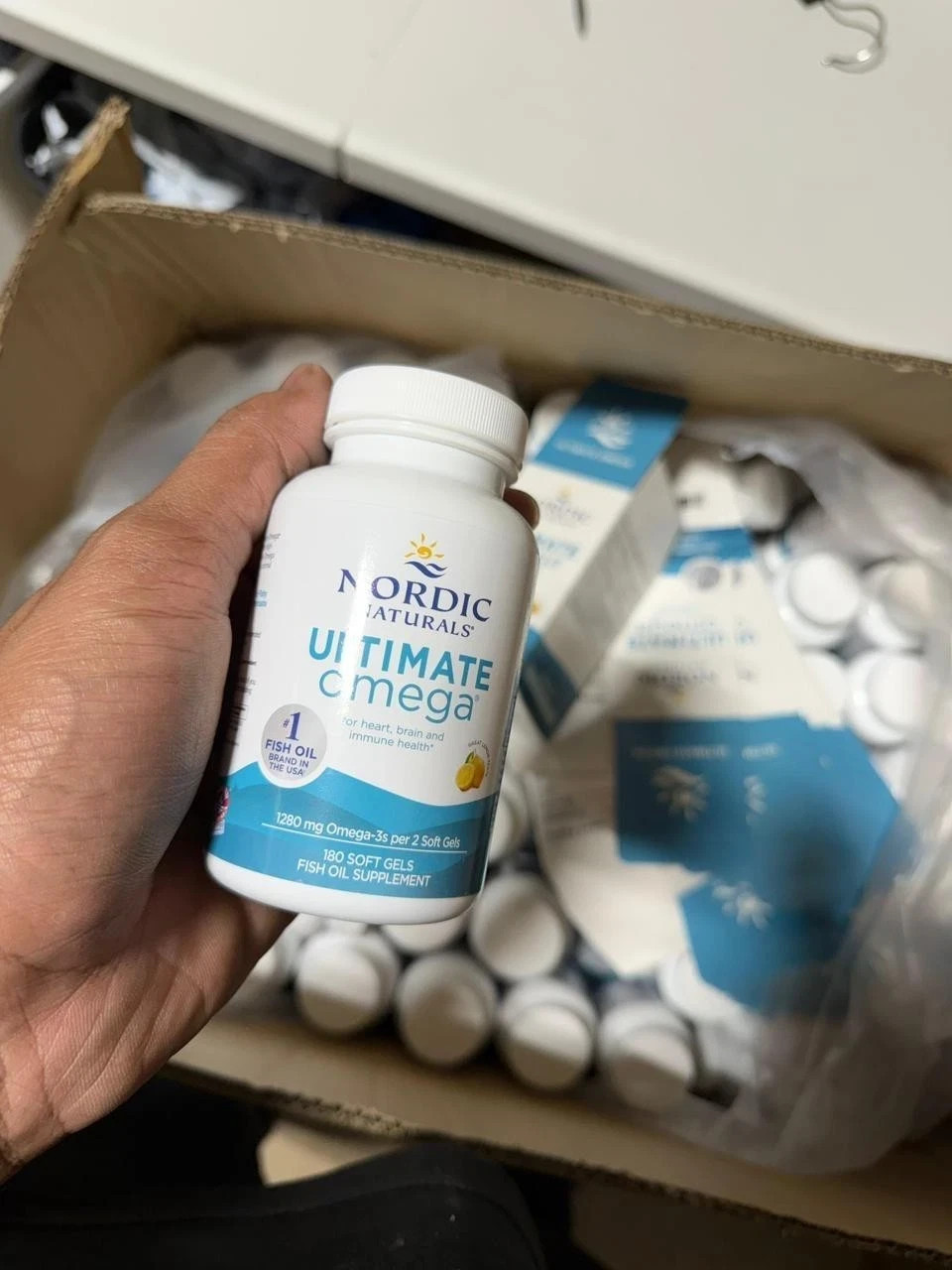 Nordic Naturals Ultimate Omega 180 Soft Gels Lemon Flavor Omega-3