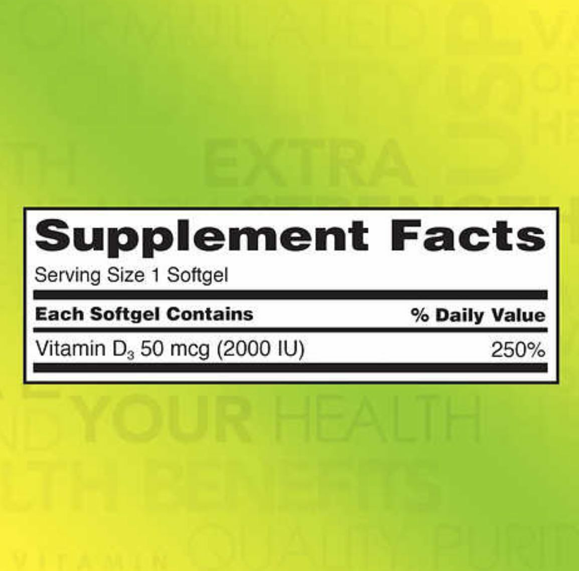 Kirkland Signature Extra Strength D3 50 mcg (2000iu) 600 Softgels Exp. 06/2024