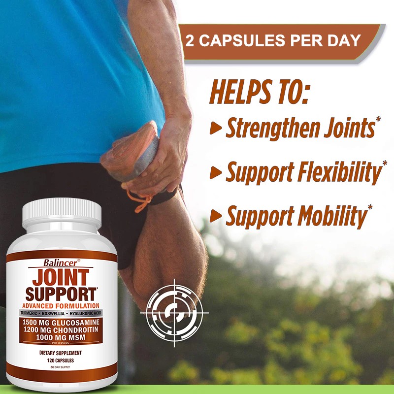 Glucosamine Chondroitin Turmeric MSM Triple Strength Bone Joint 120 Pills US