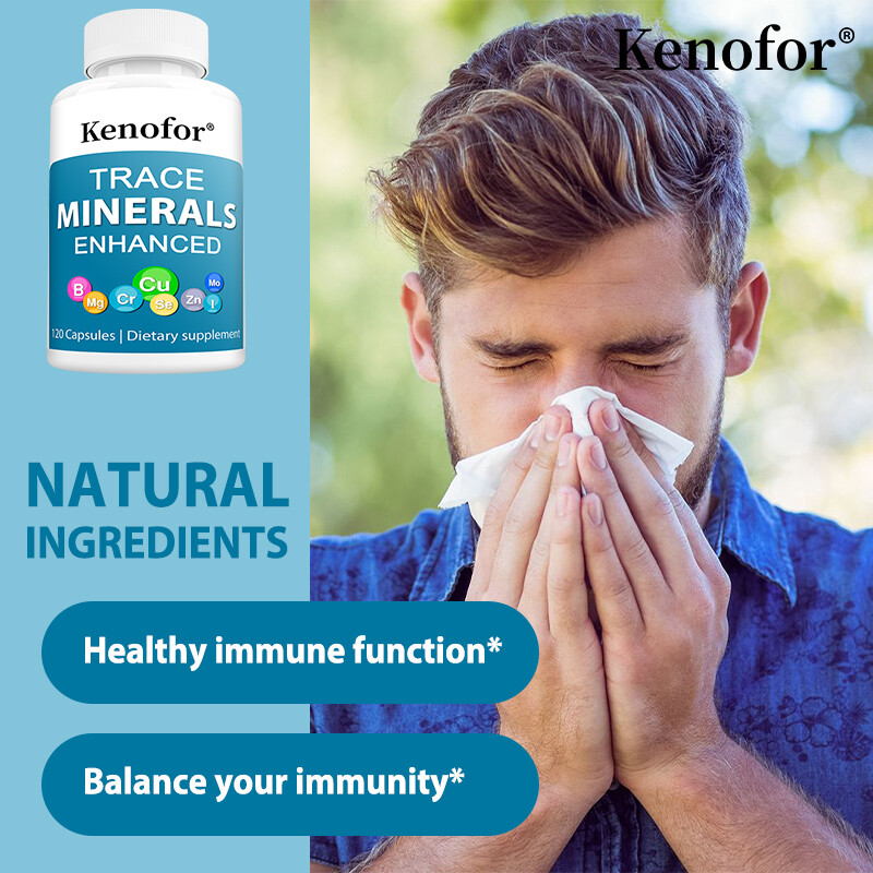 Trace Minerals Concentrate Trace Mineral Complex – 30/60/120 Capsules