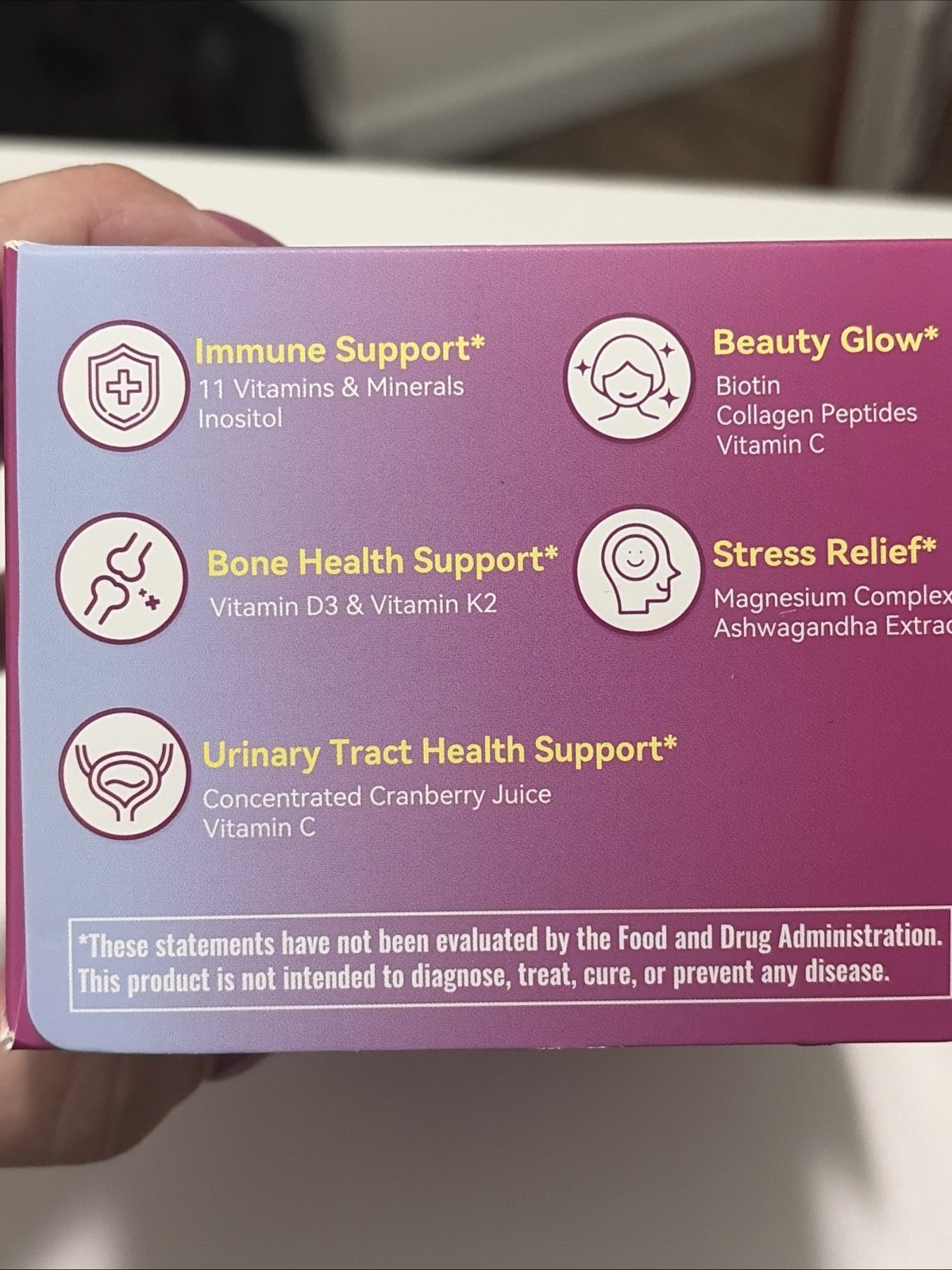 Biobor Daily Wellness Pack Women’s 5-in-1 14 Packs Gummies Health And Beauty
