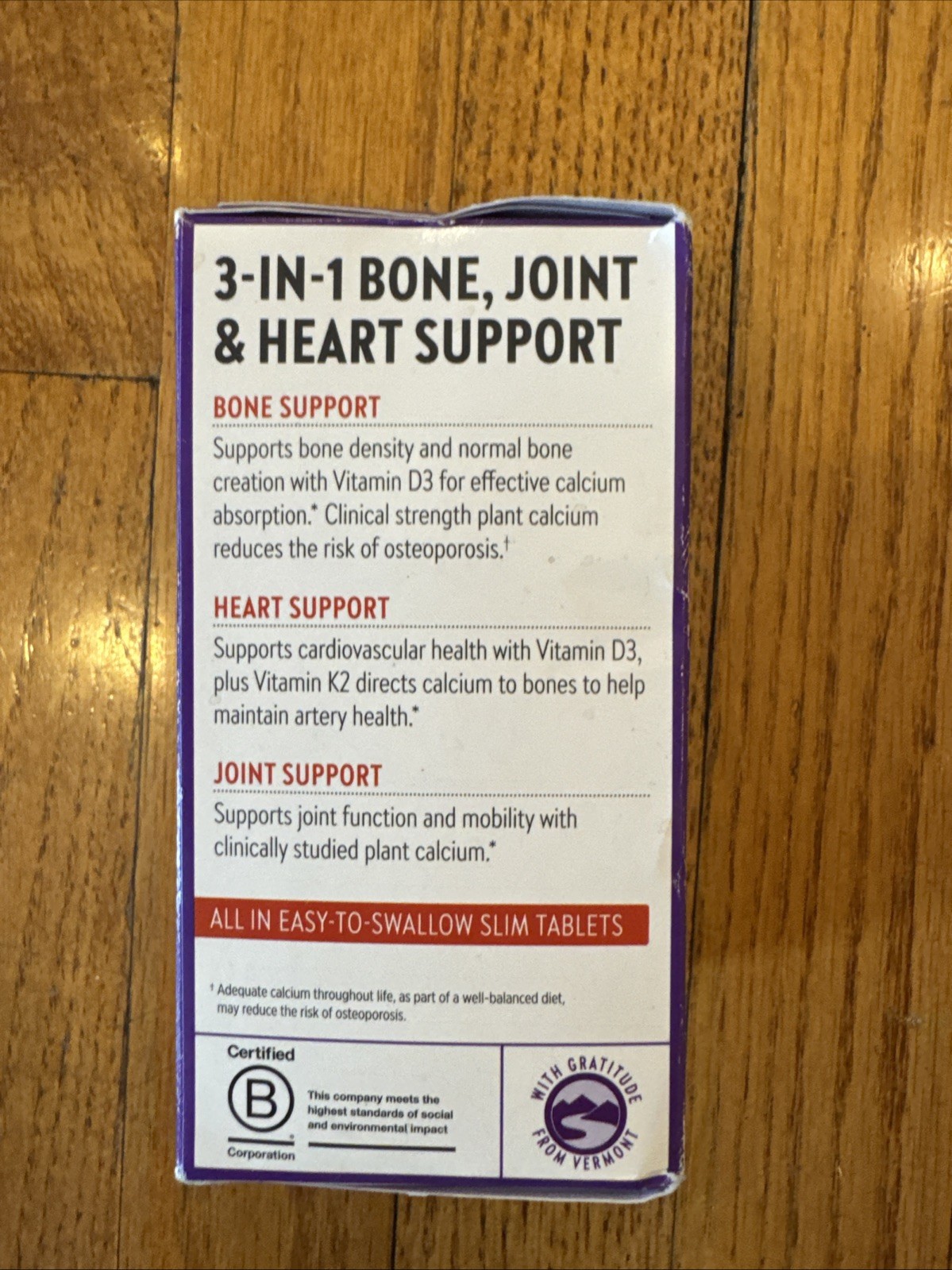 NEW CHAPTER PLANT CALCIUM BONE STRENGTH HEALTHY BONES 120 SLIM TABLETS 06/2026