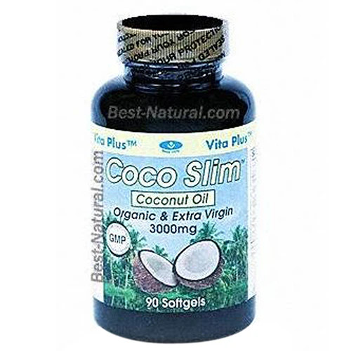 Coconut Gel 90 CAPS 3000 MG by Vita plus