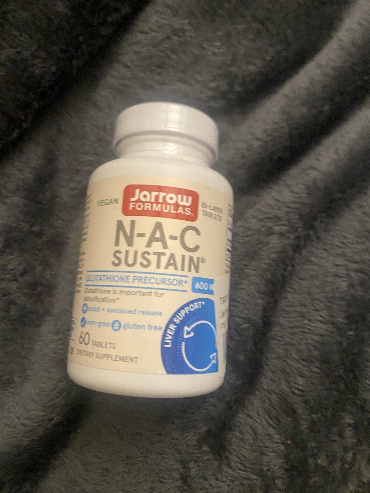 Jarrow N-A-C Sustain (600mg) 60 tabs 12/28