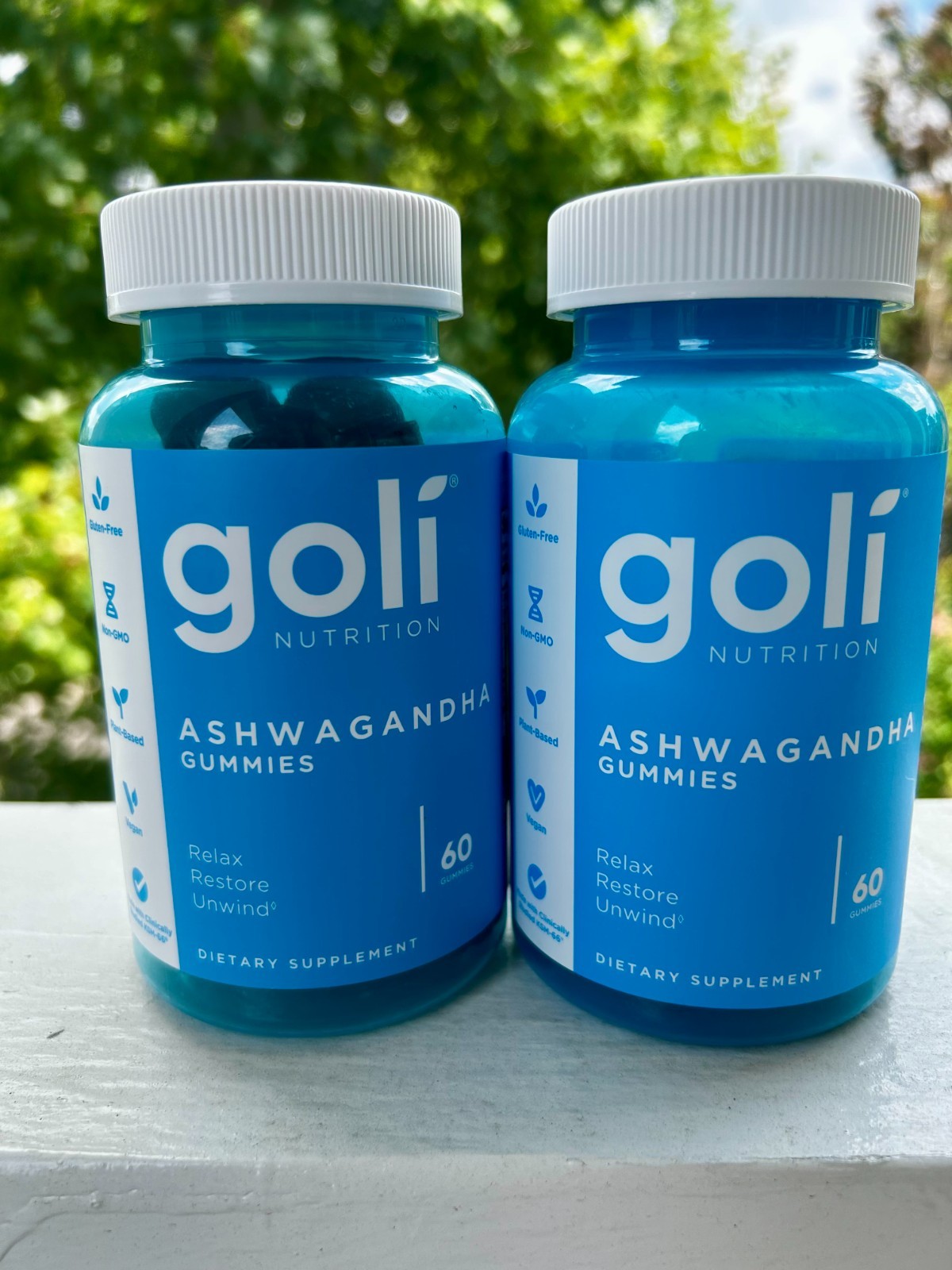 Goli Ashwagandha Gummies Relax Restore Unwind 60 Gomitas Lot 2 NEW SEALED BUNDLE