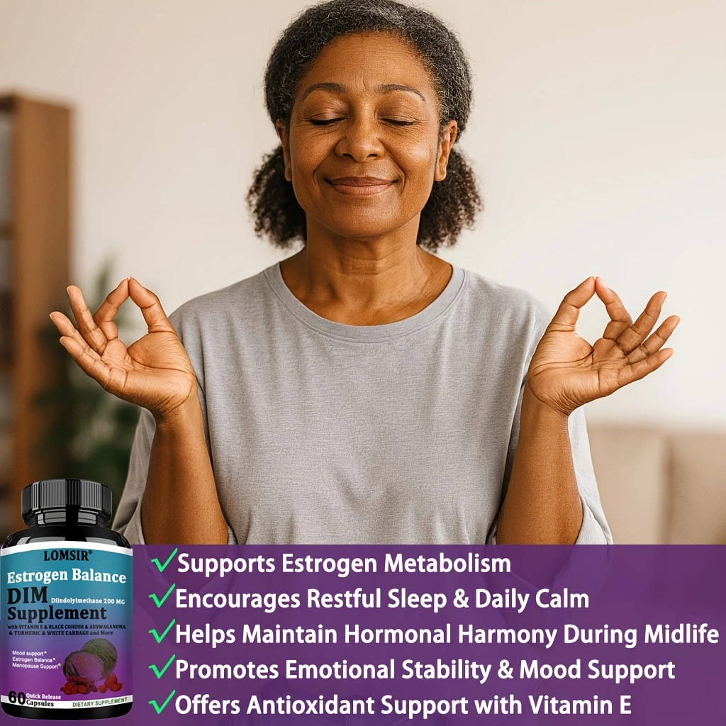 Dim Supplement Estrogen Balance – Estrogen Supplement for Women – 60 Capsules