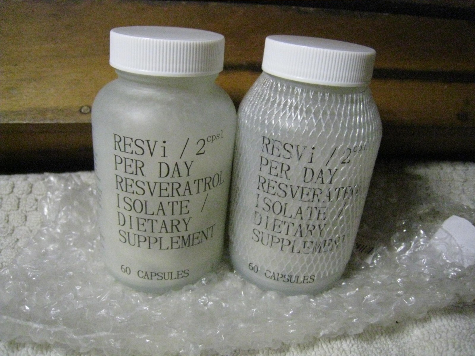 2x Resveratrol Isolate dietary supplement 120 caps Forever Young 07/2025 Two/Day