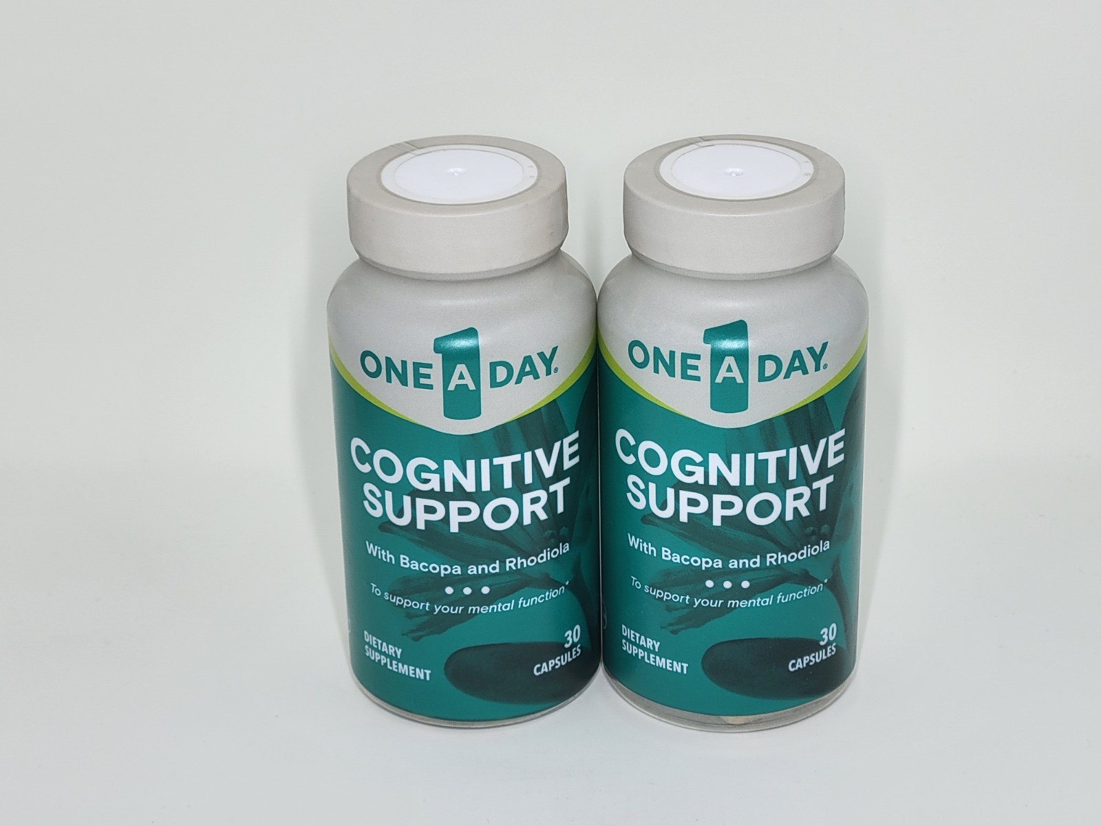 ONE A DAY Cognitive Brain Supplement (30 Caps Each) Exp 02/2026 ☆TWO BOTTLES☆