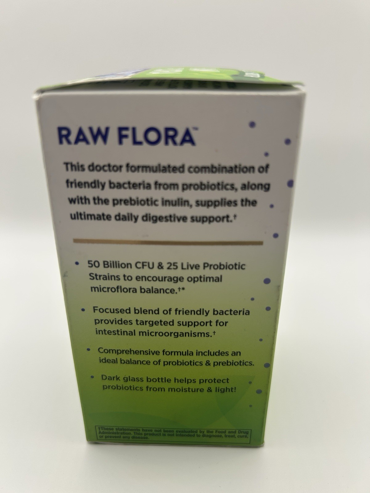 Nature’s Truth Daily Digestive Raw Flora Probiotic-25 50B 33 Capsules 8/2026