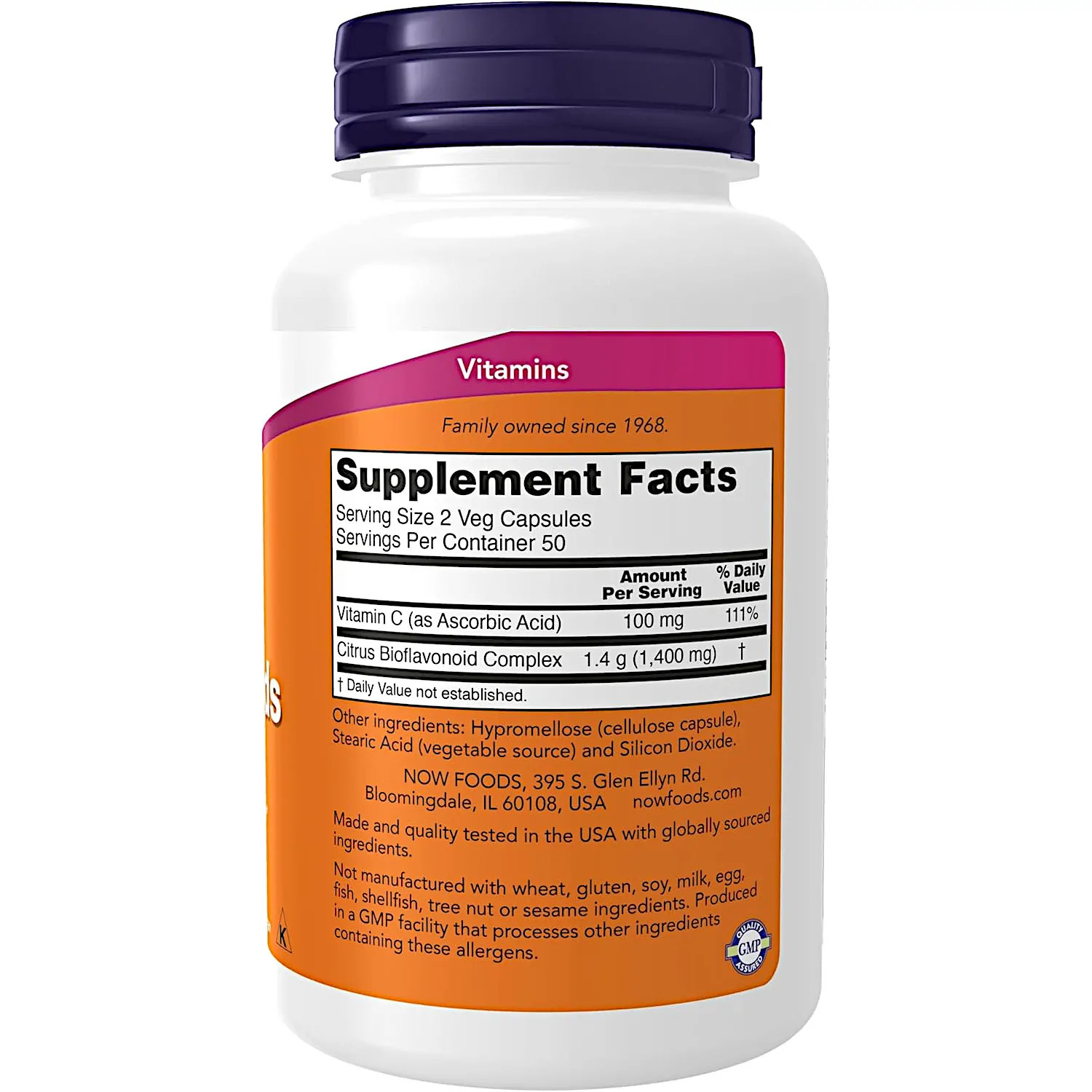 NOW Foods Bioflavonoid Caps, 100 Capsules
