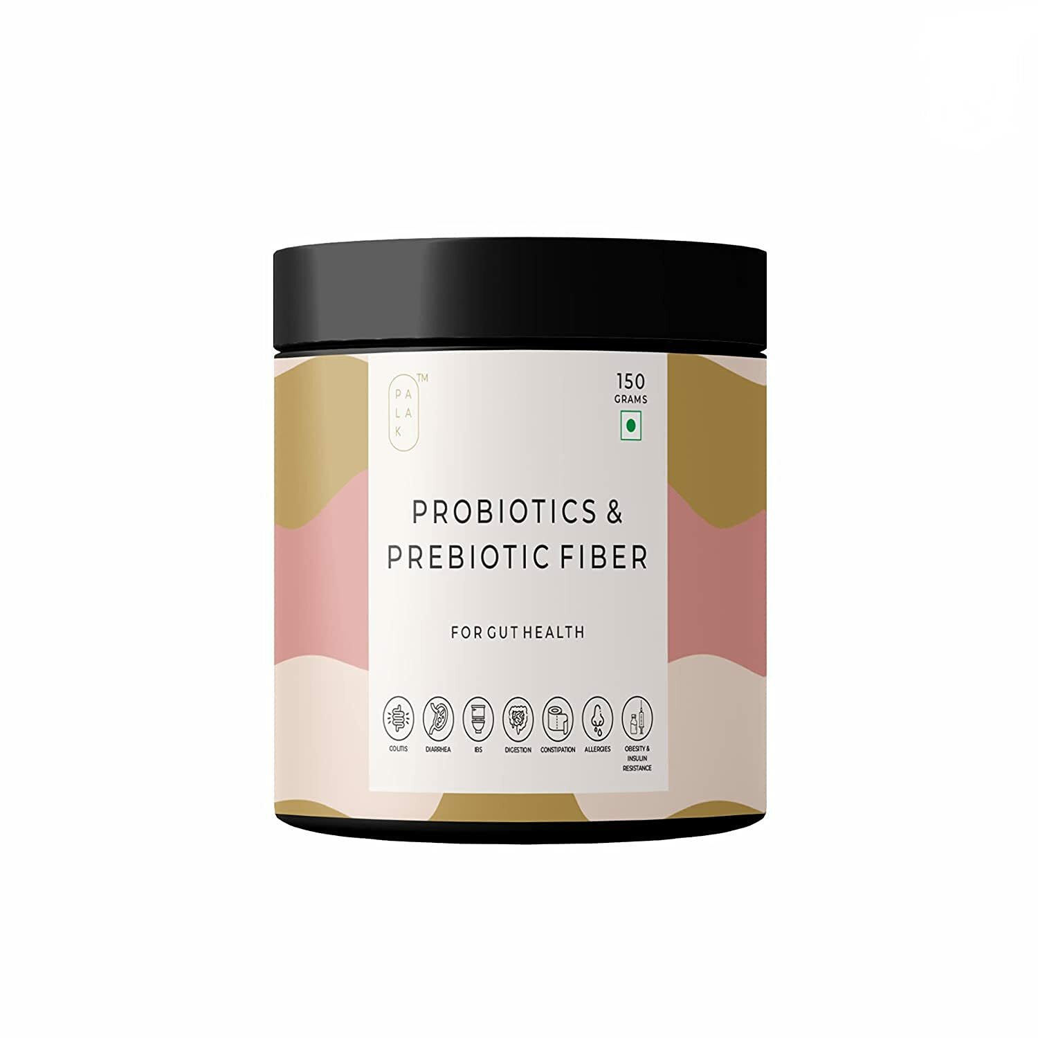 Palak Notes Probiotics & Prebiotic Fiber powder for men, women, and kids 150gm