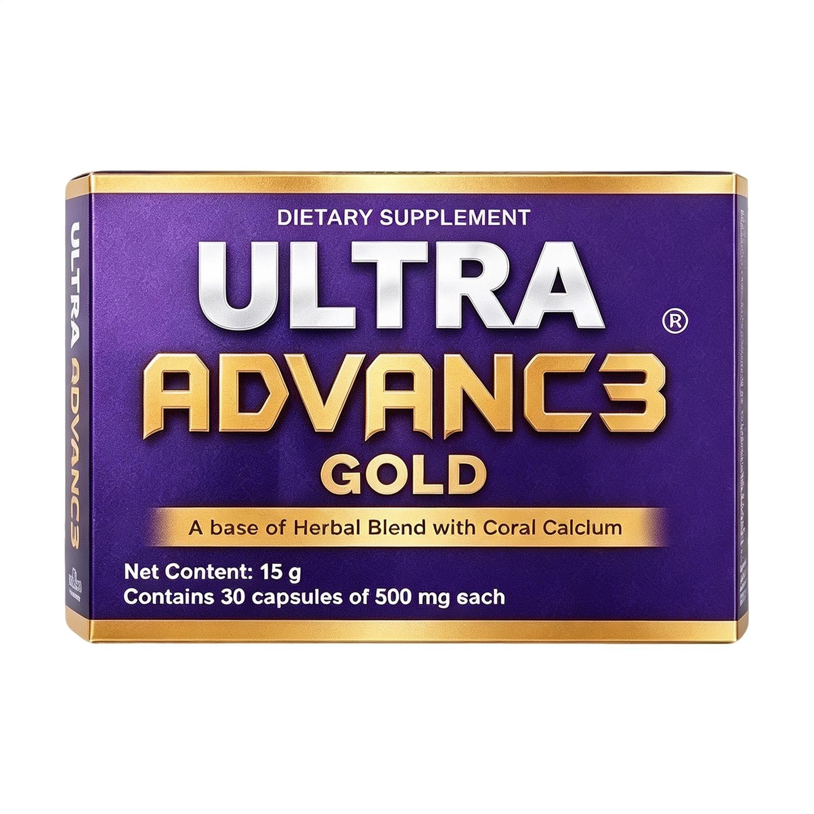Ultra Advance3 Gold Pain Relief Joint Support All-in-One 30 Capsules
