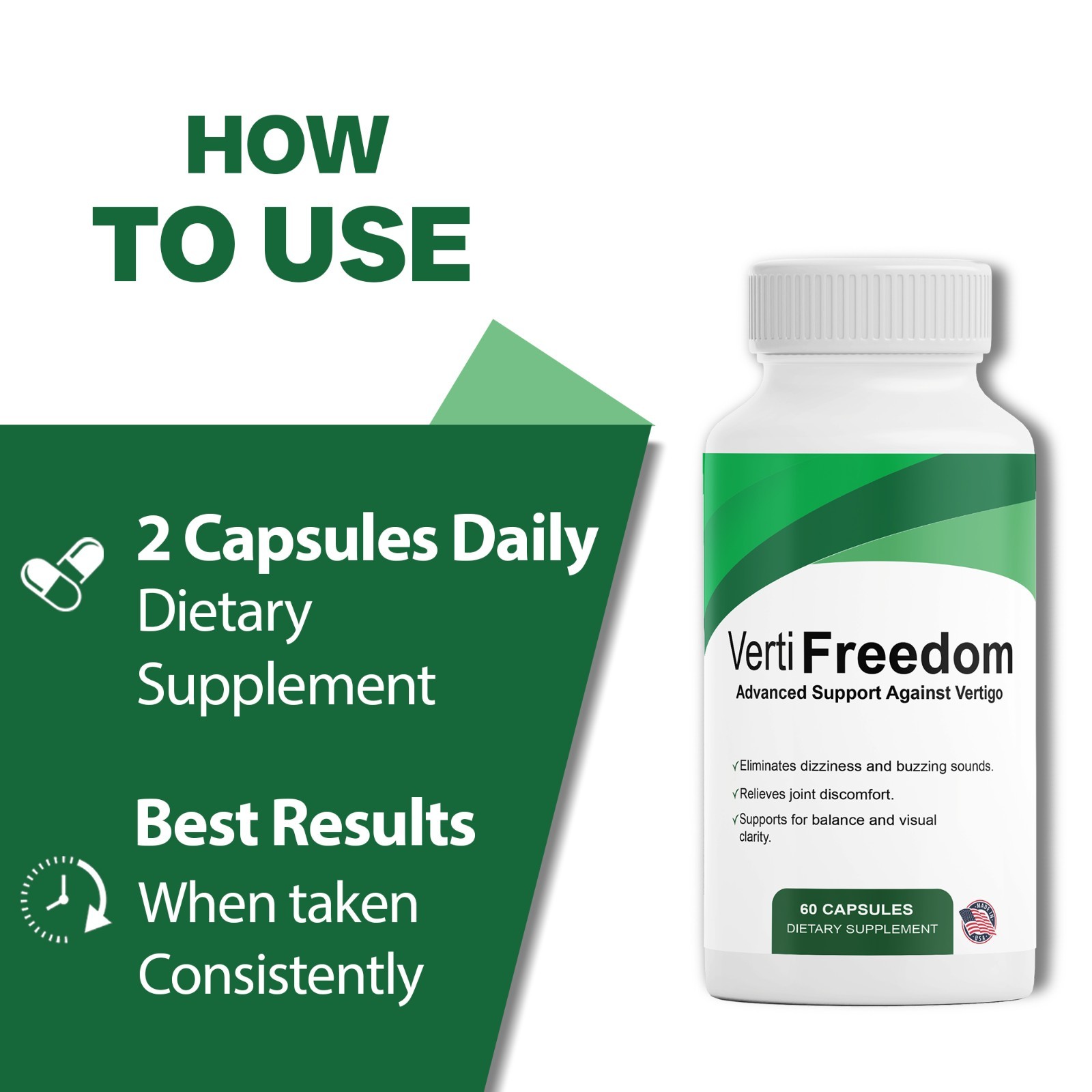 (1 Pack) Verti Freedom Advanced Support for Daily Wellness, VertiFreedom Pills