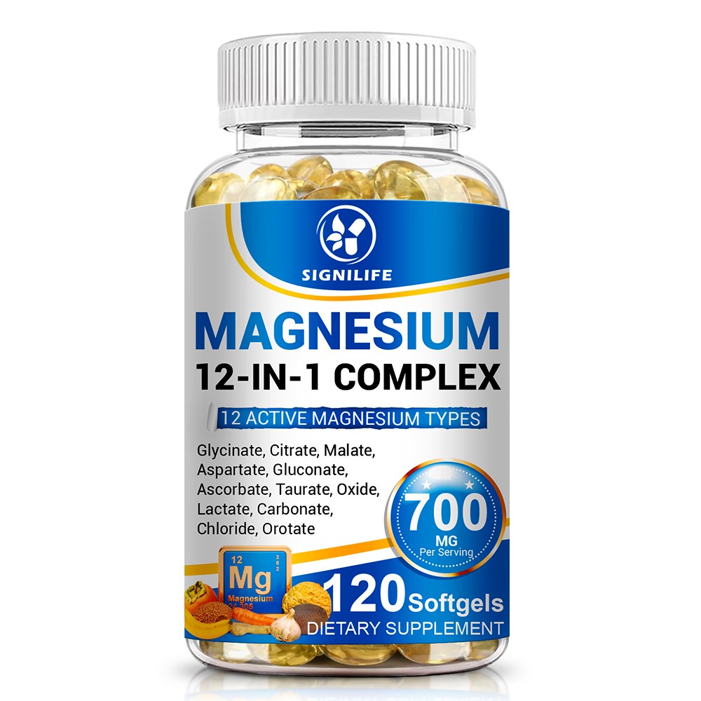 Magnesium 12 in 1 Complex 700mg – Glycinate Citrate Malate Taurate Daily Support