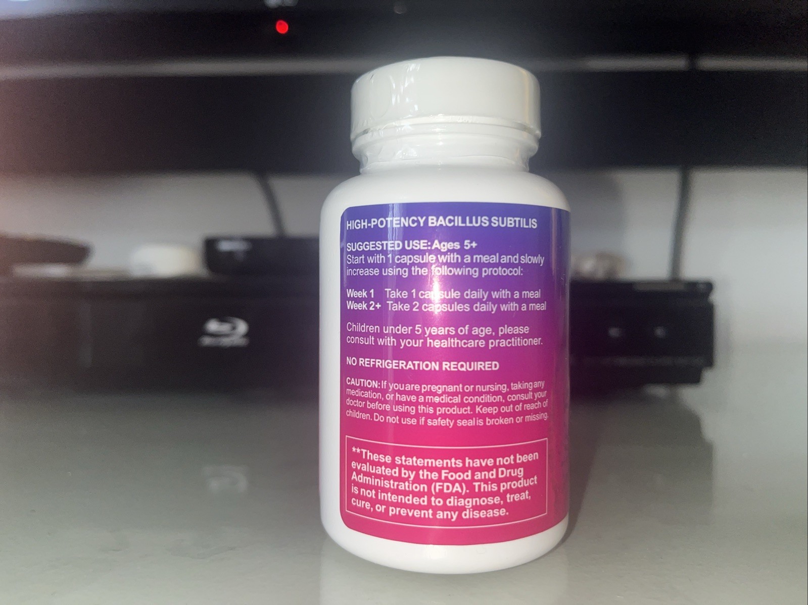 HU58 High Potency Probiotic, Gut And Digestive Health,Withstands Stomach Acids
