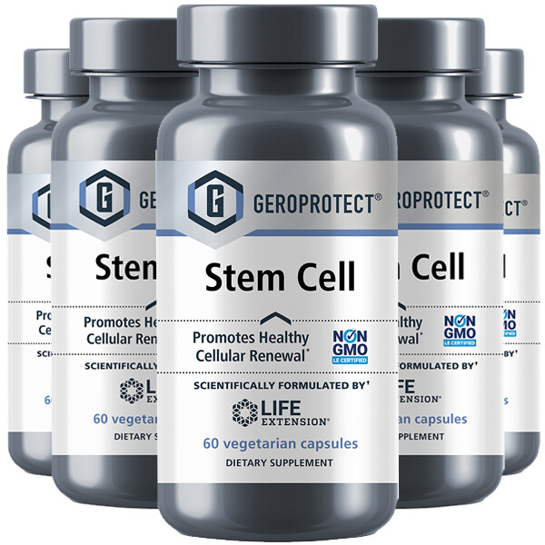 Life Extension GeroProtect Stem Cell 5X60 Caps Trans-Resveratrol/Livinol