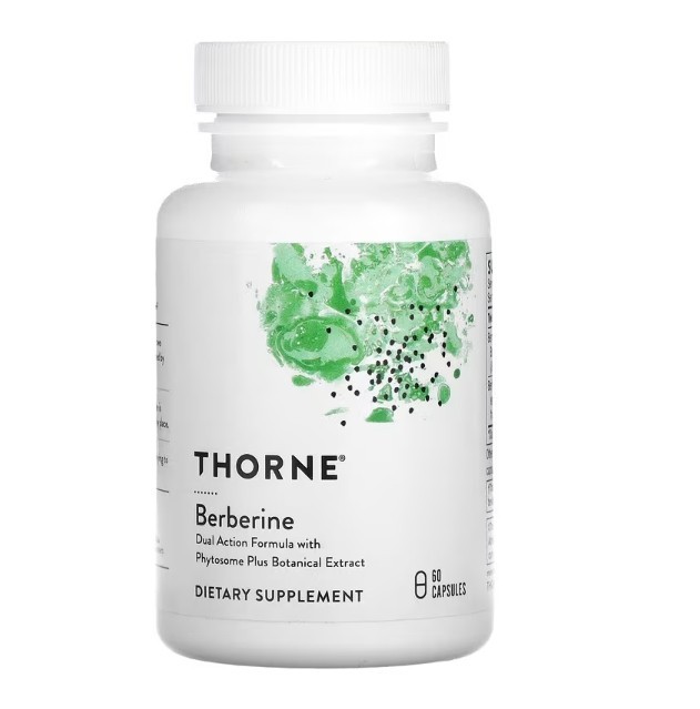 Thorne, Berberine, 2 PACK, 1,000 mg per serving (500 mg per cap), 60 Capsules-
