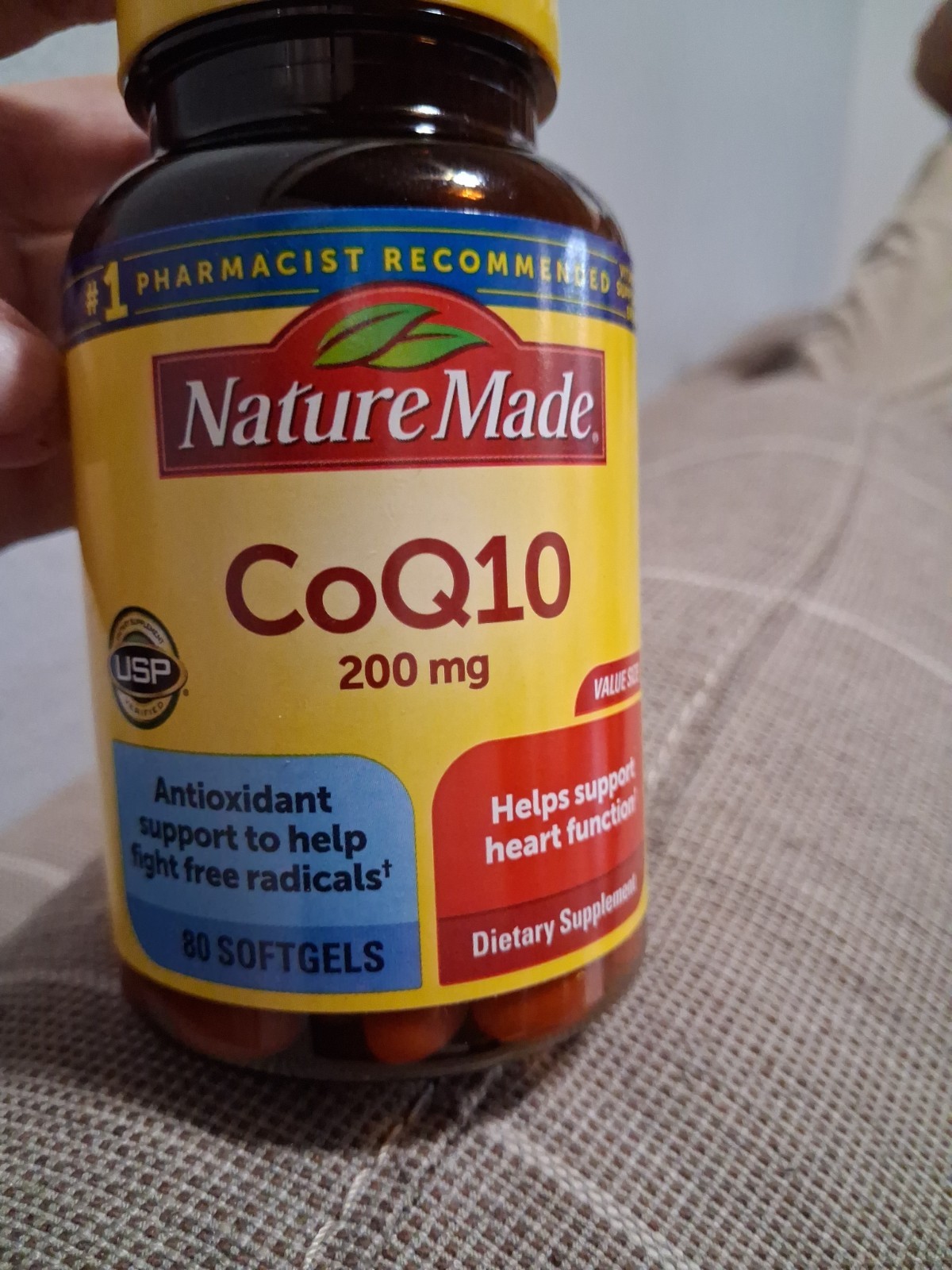 Nature Made CoQ10 200 mg 80 Softgels Exp Late 27 Or 28 . #1 Doctor Recommended