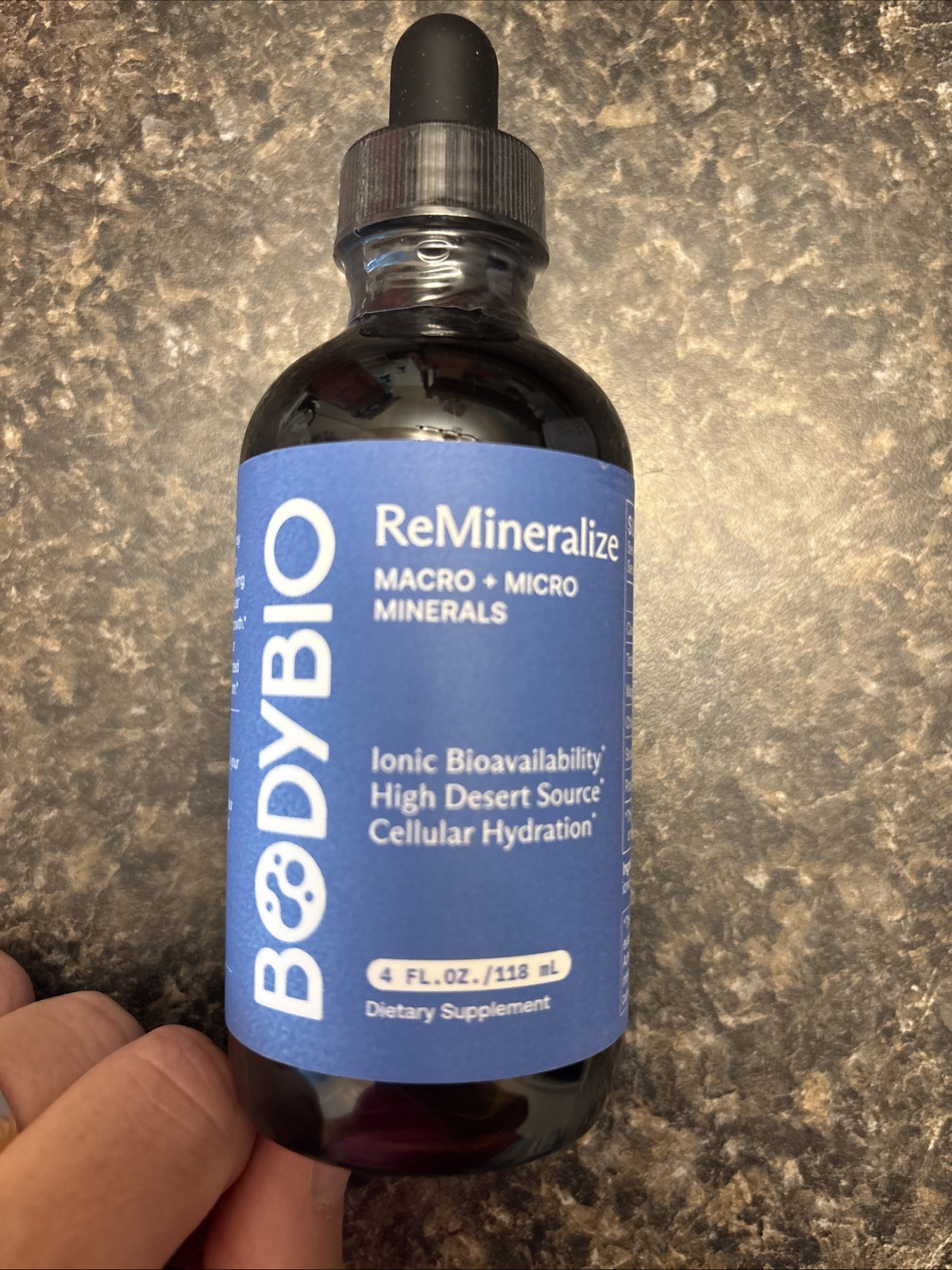 Bodybio remineralize Drops 4 fl oz