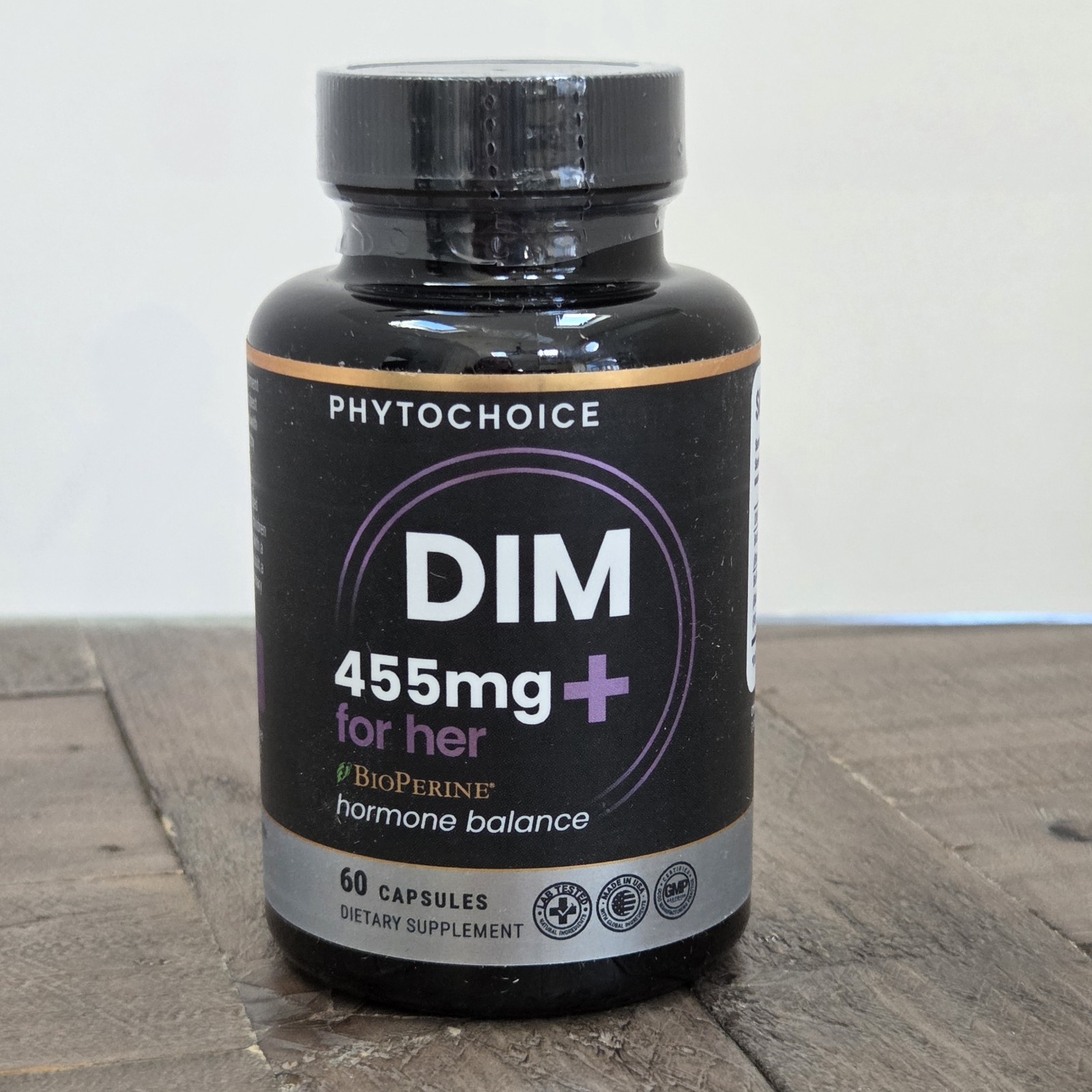 Phytochoice DIM (Diindolylmethane) 350mg w/ Bioperine & Brocolli Extract 60 Days