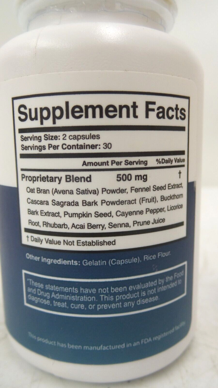 BIONIC CLEANSE Gut Health Support 500MG 60 Capsules Exp. 12/2025