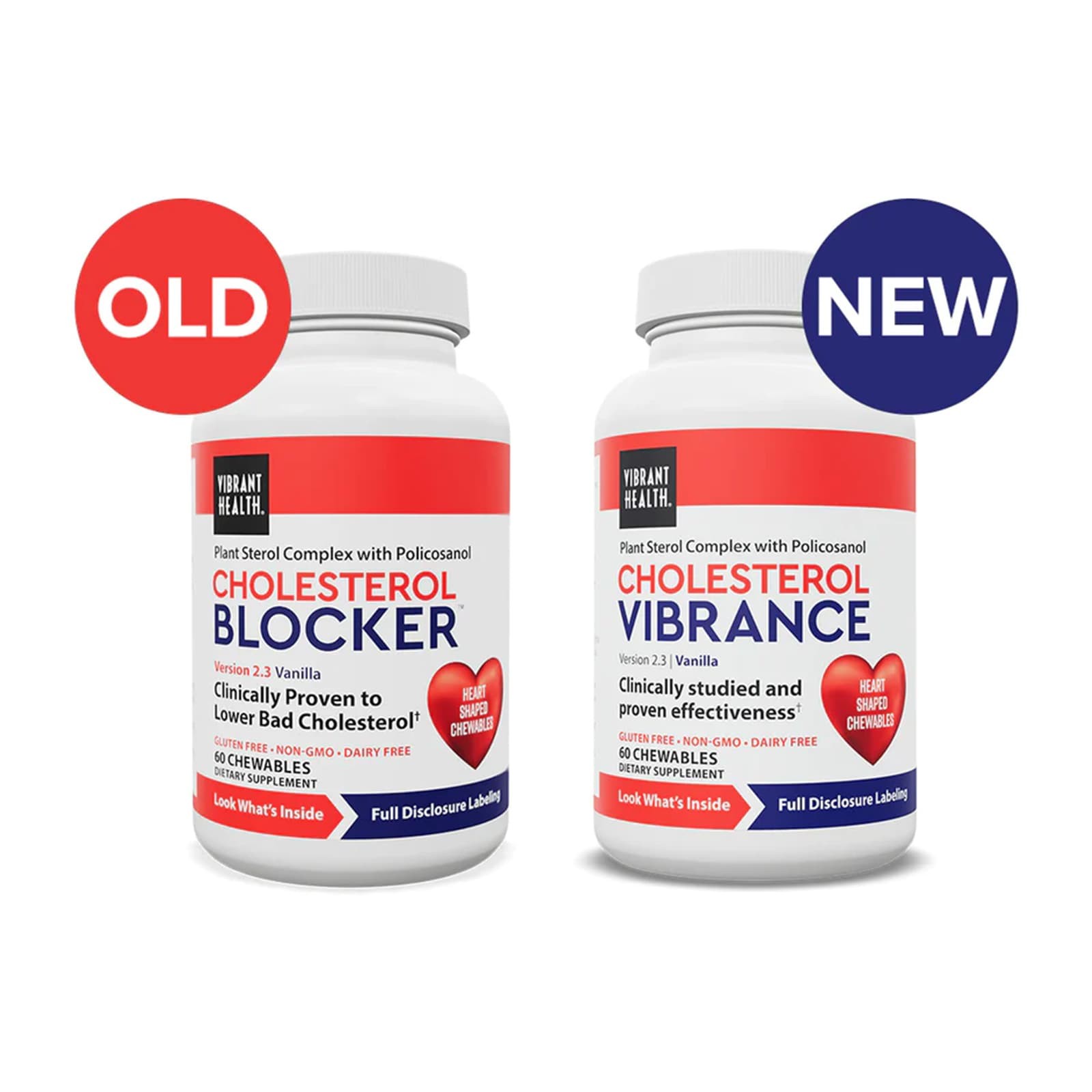 Vibrant Health Cholesterol Vibrance , 60 Chewable, Clearance for EXP 06/2026