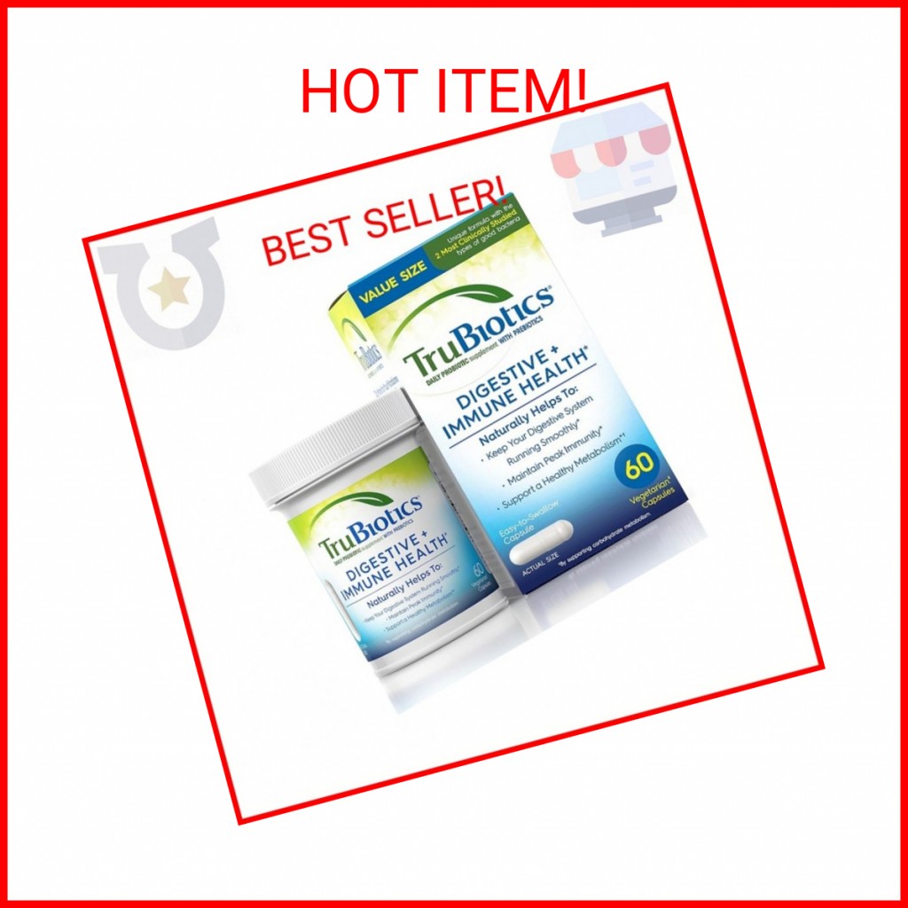 TruBiotics Probiotics for Digestive & Immune Health, Supports Regularity & Helps