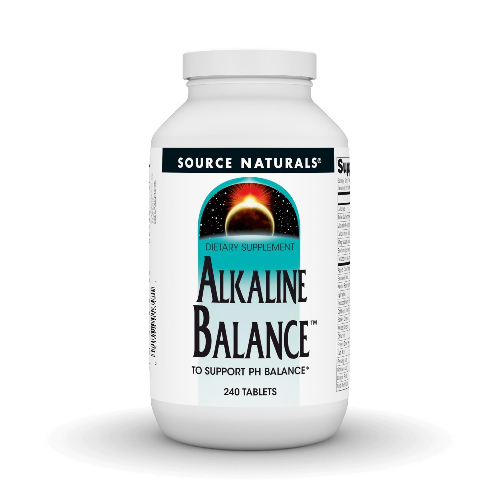 Alkaline Balance Supplement for pH Support – 240 Tablets, Healthy pH Levels
