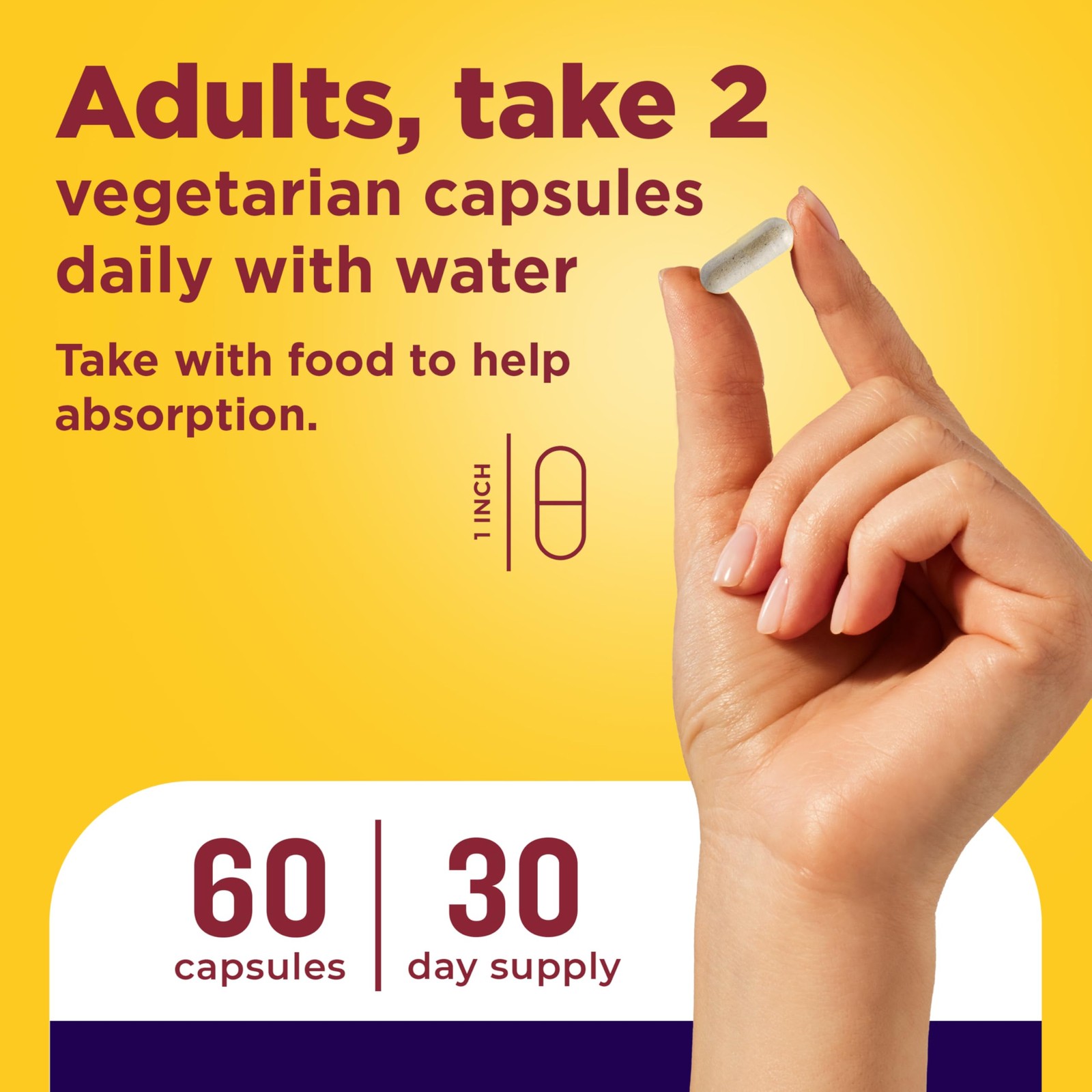Nature Made Magnesium + Ashwagandha Capsules, Stress 60 Count (Pack of 1)