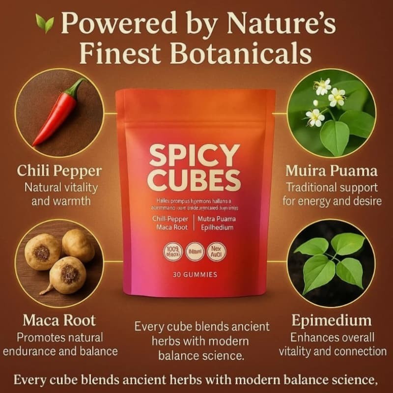 Peach Gummies Spicy Cubes 30 Gummies 1/2 Bag Support Hot Calm and Relaxation for