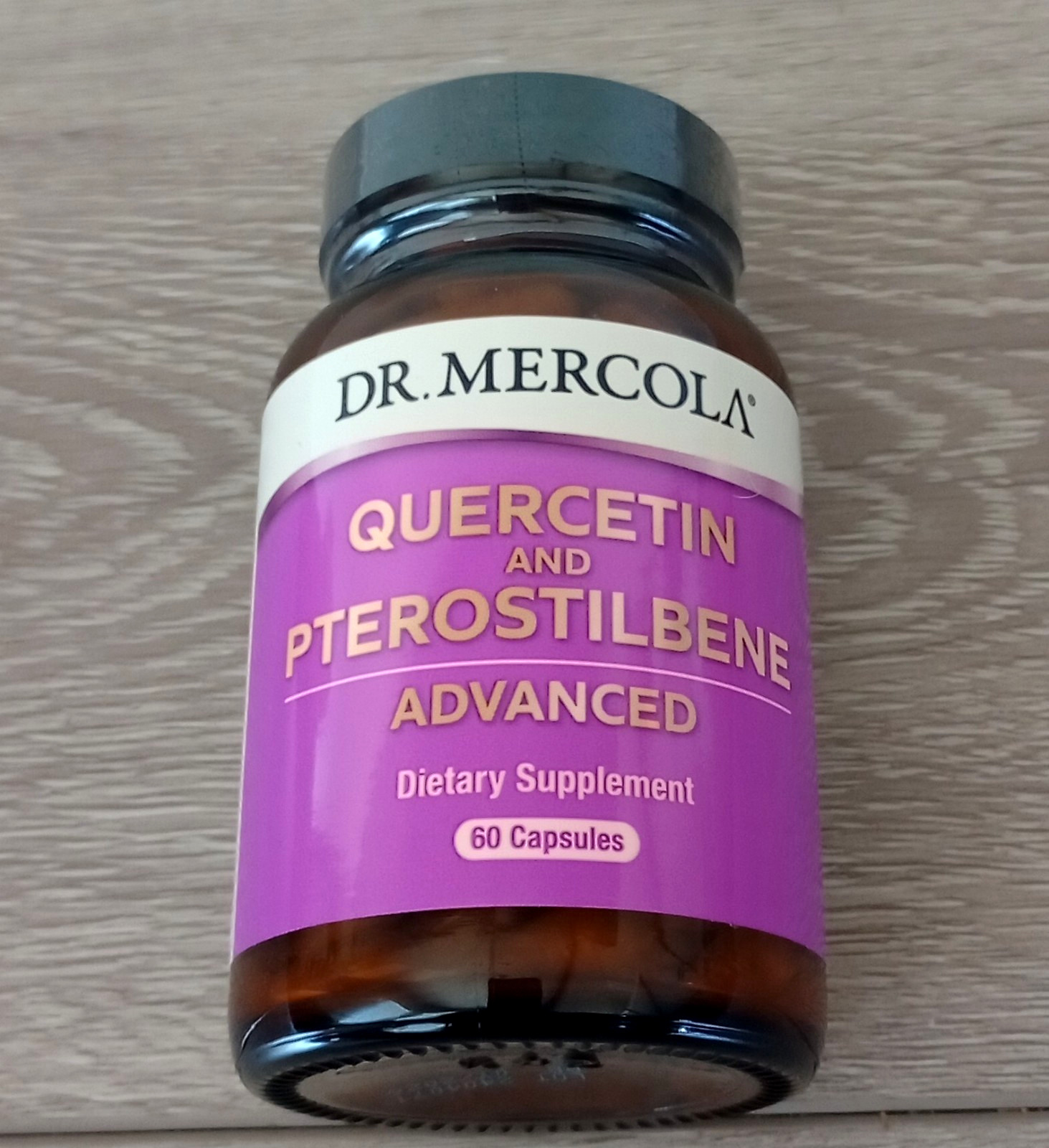 Dr. Mercola Quercetin And Pterostilbene Advanced Dietary 60 Ct Best By 07/2026