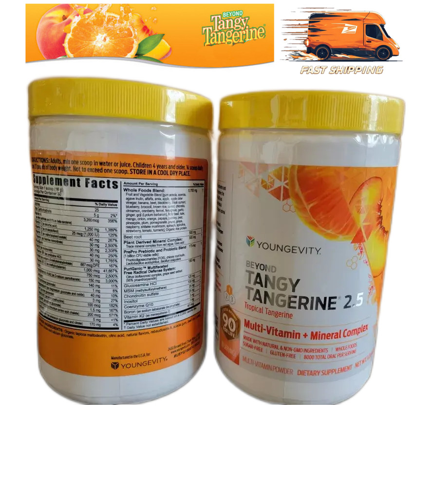 BEYOND TANGY TANGERINE 2.5 2PACK NEW | FASTEST SHIPPING | Buy More SAVE MORE