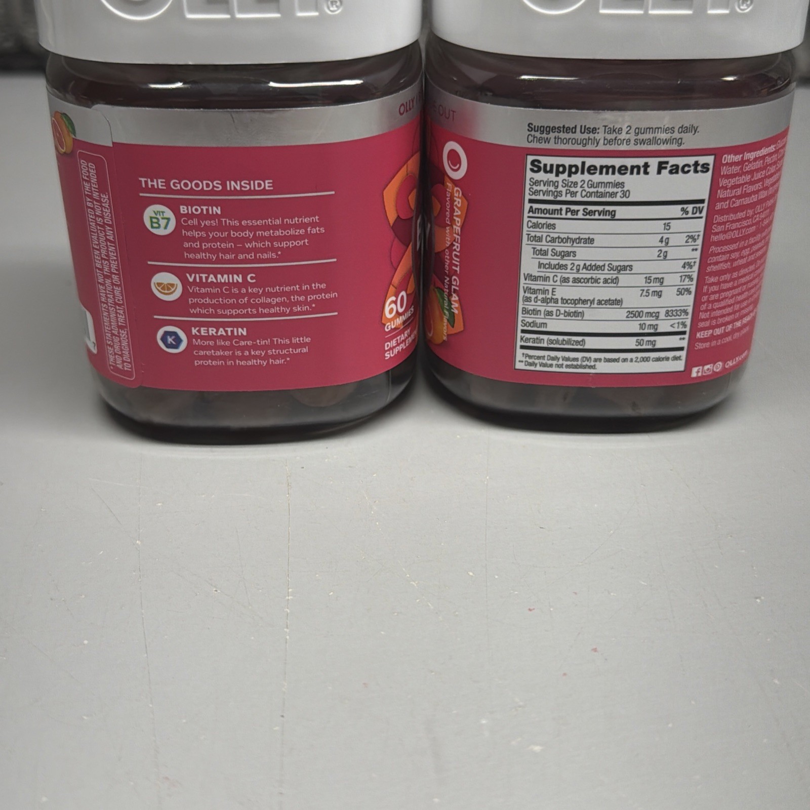 Olly Undeniable Beauty Gummies 120 Count Hair Skin Nails Support 06/05/2026