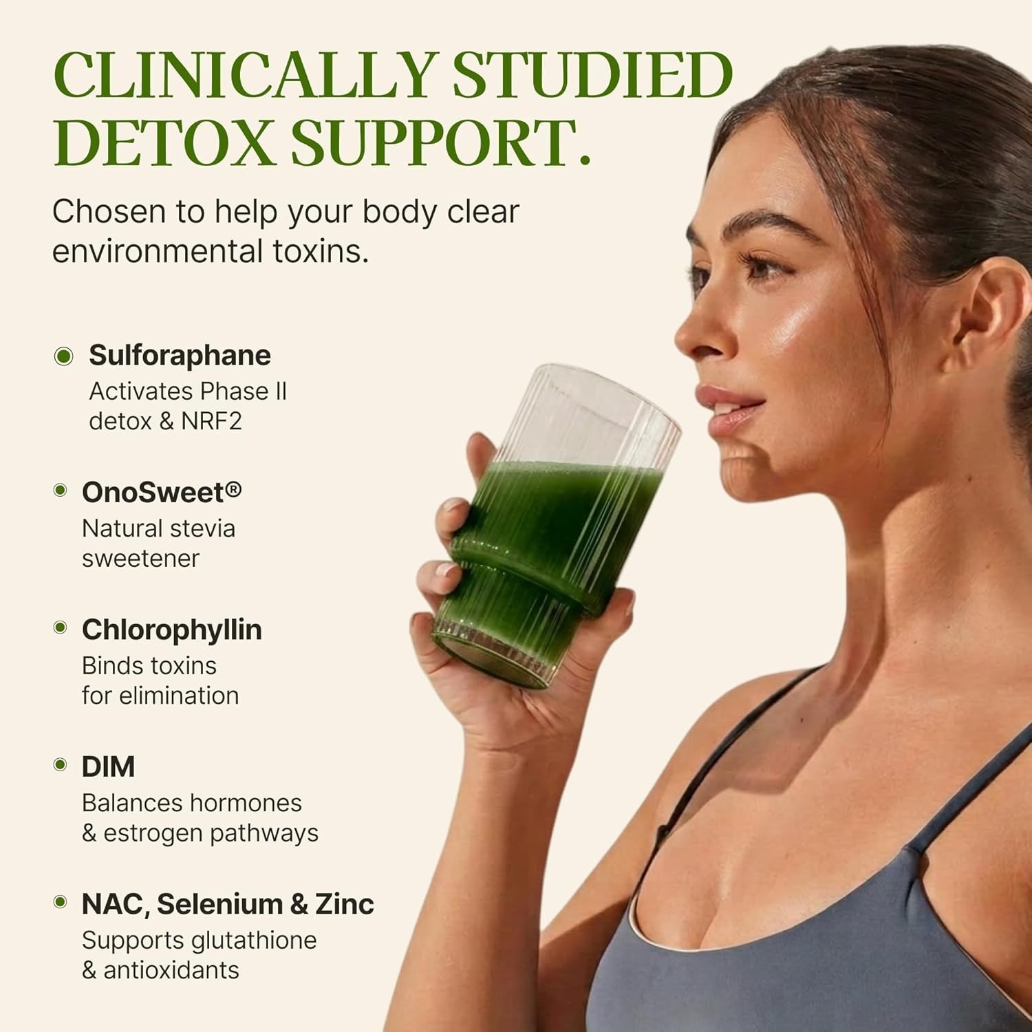 Modern Antidote Detox Drink Mix 28 Servings NAC DIM Sulforaphane