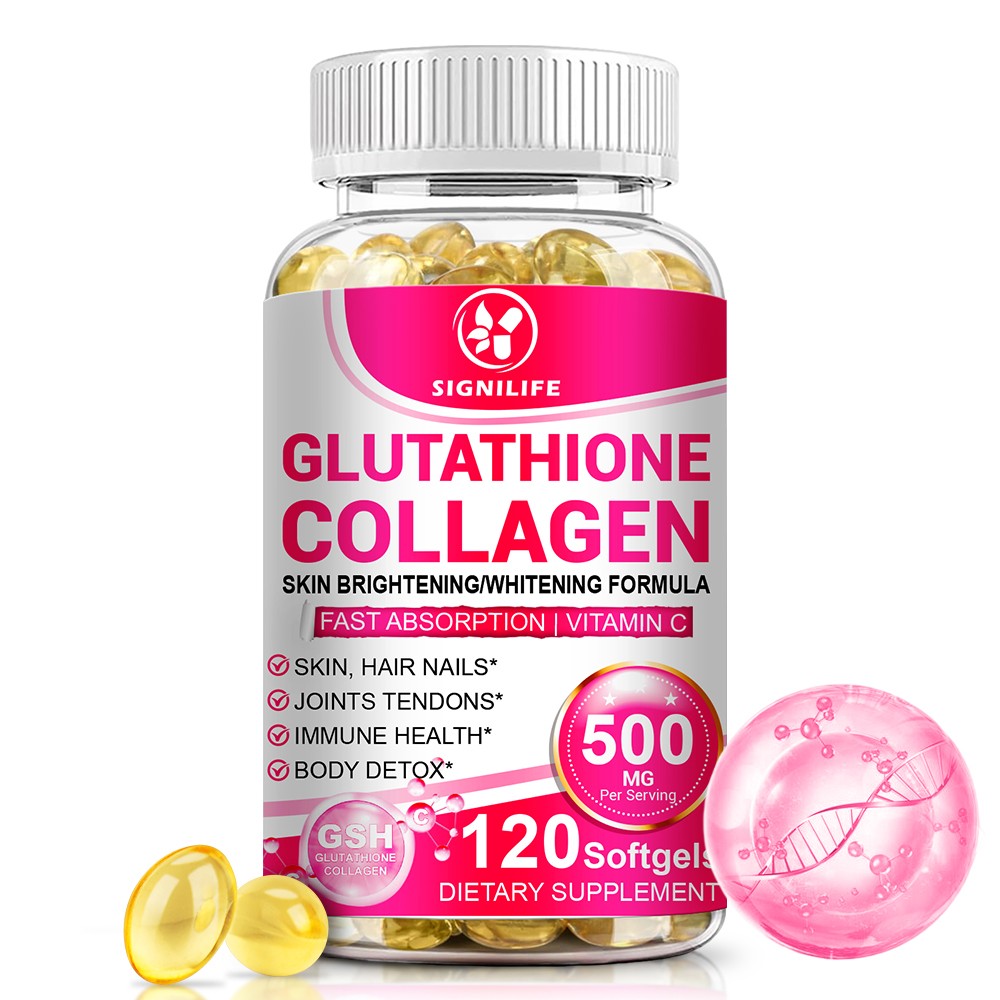 120 capsules collagen glutathione pills whitening skin bleaching lightening love