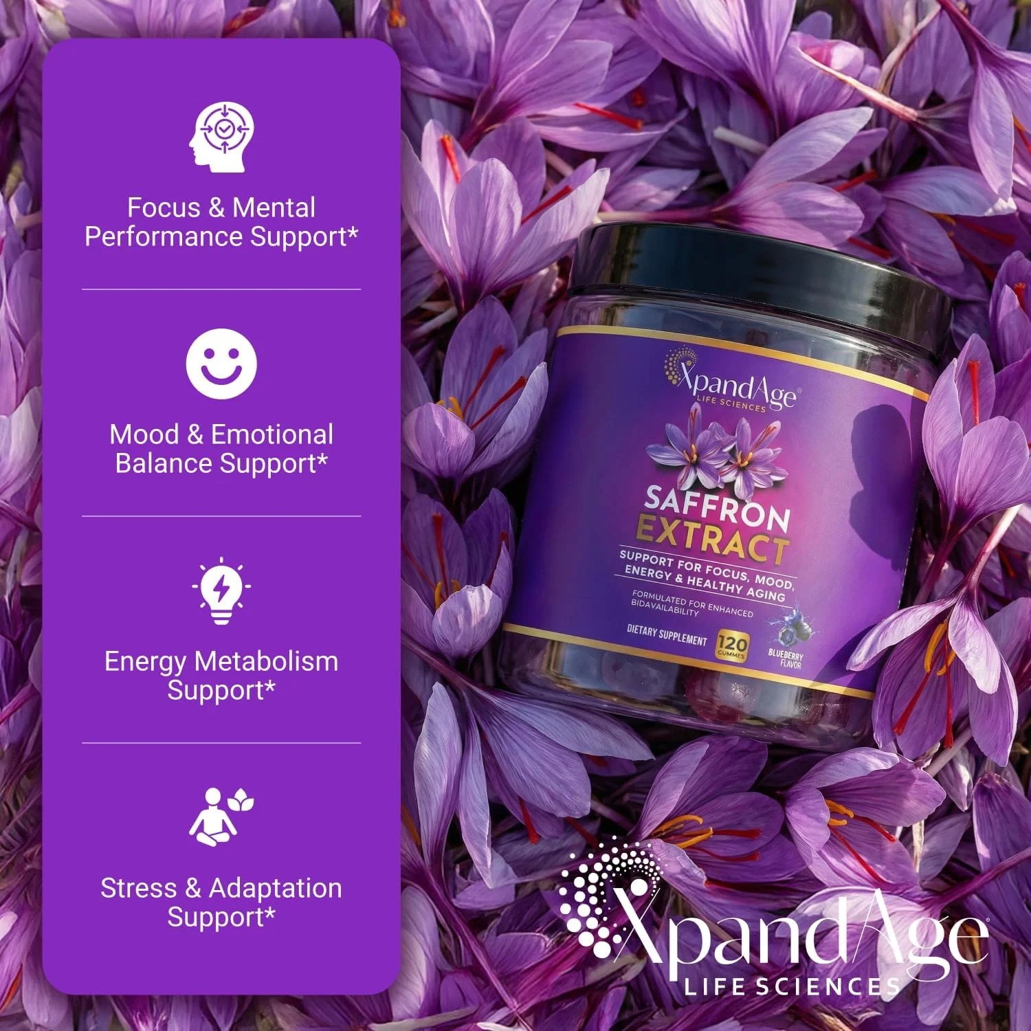 Xpandage NMNH 500mg NMN Alternative Anti Aging Resveratrol Fisetin 90 Caps