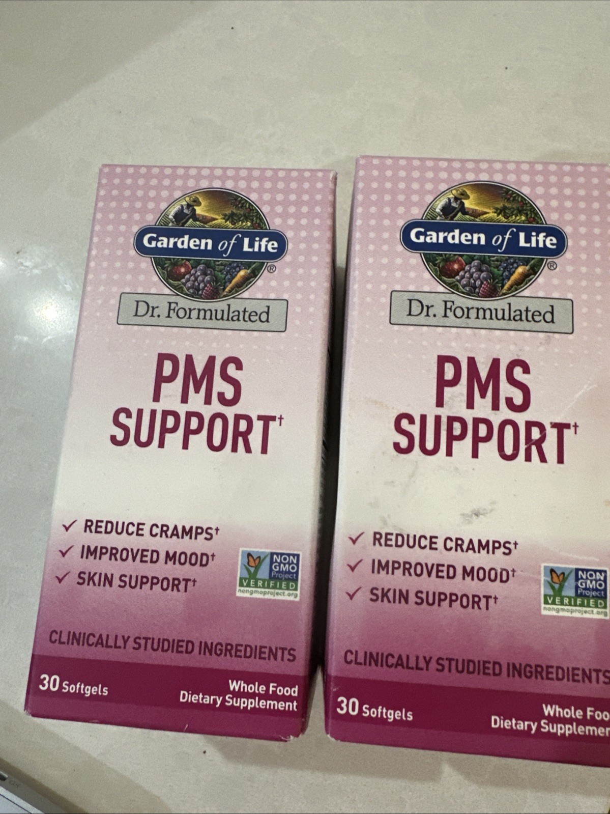 NEW Garden of Life PMS Support Softgels 2-Pack Exp 01/2026