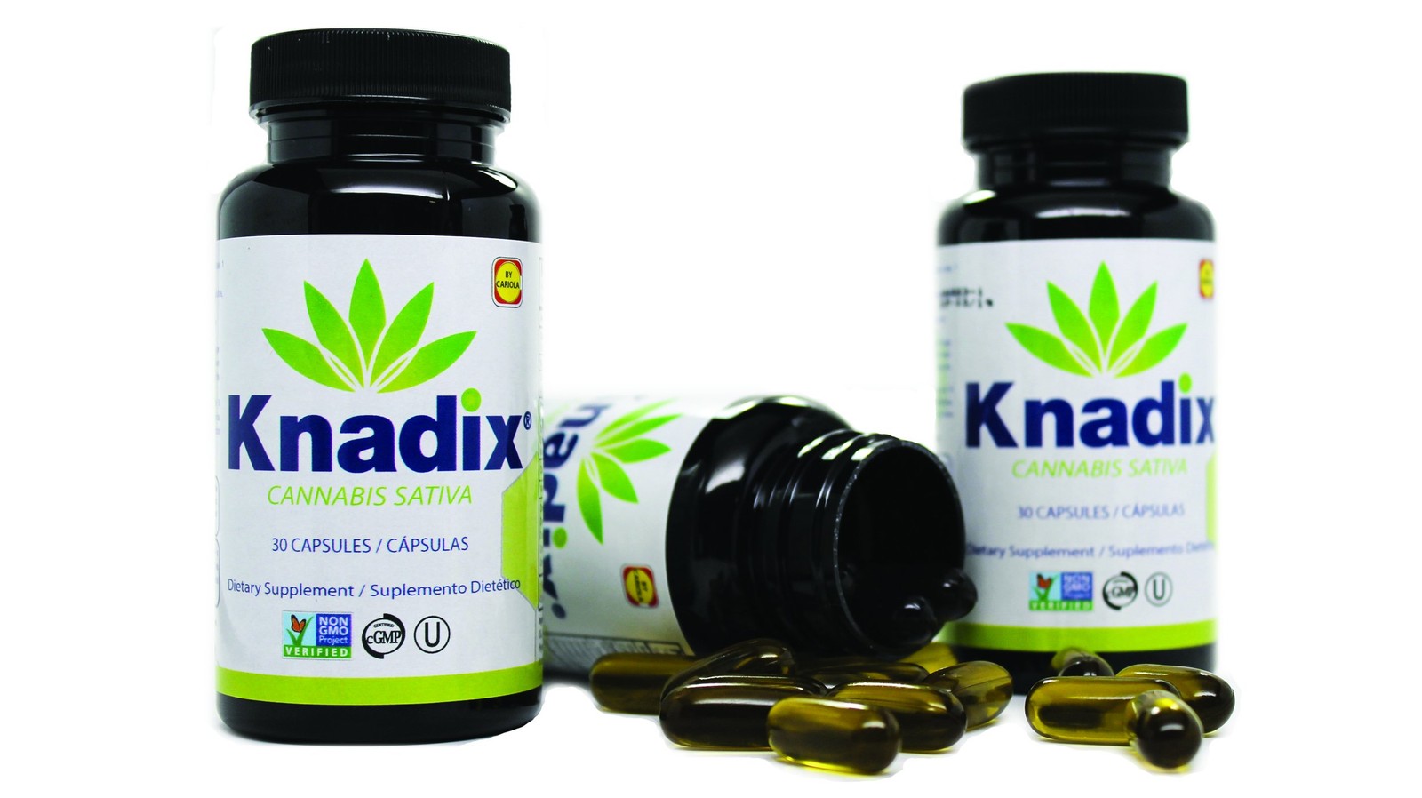 Knadix Hemp Oil Supplement – Support for Bones, Muscles 30 Count (Pack of 2)