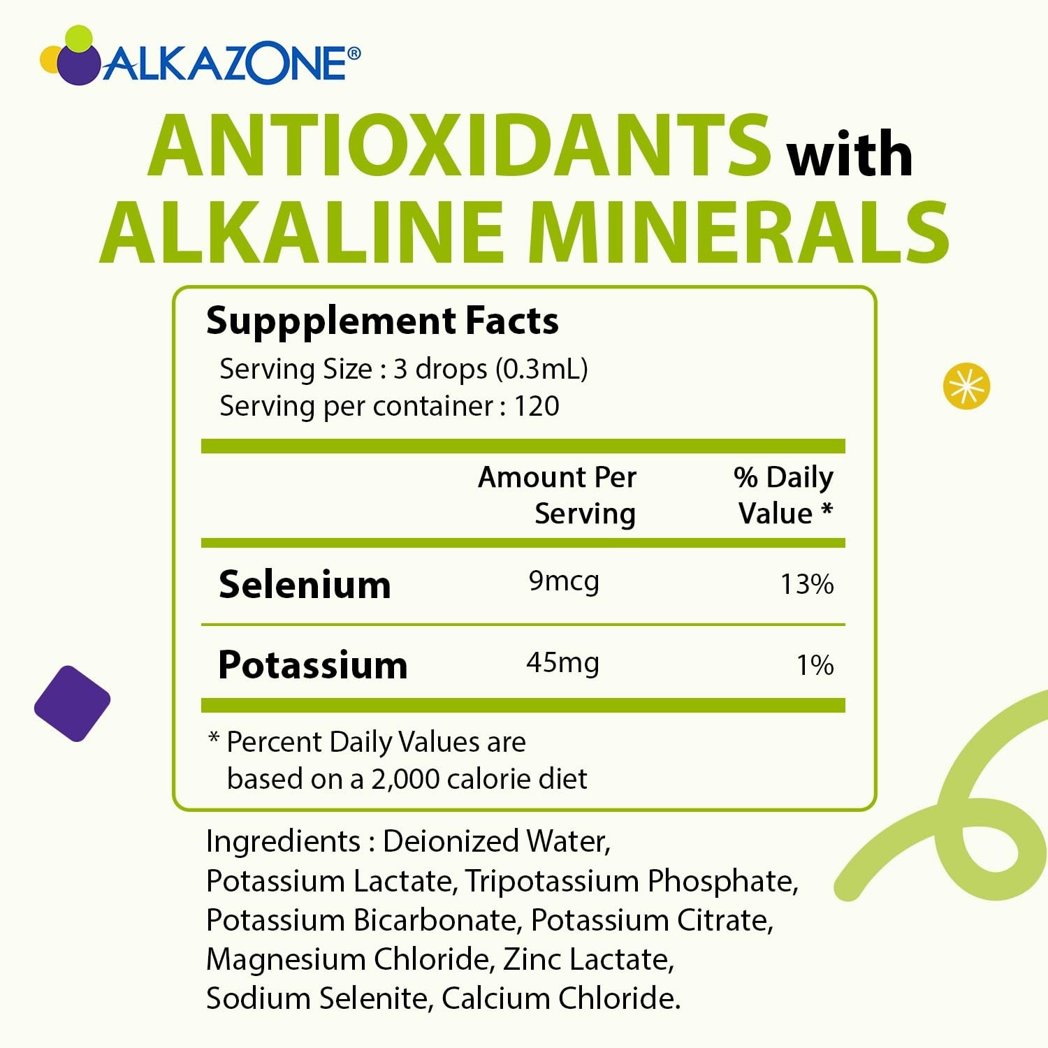 pH Balance Antioxidant Alkaline Mineral Booster Supplements – 2 Pack for Wellnes