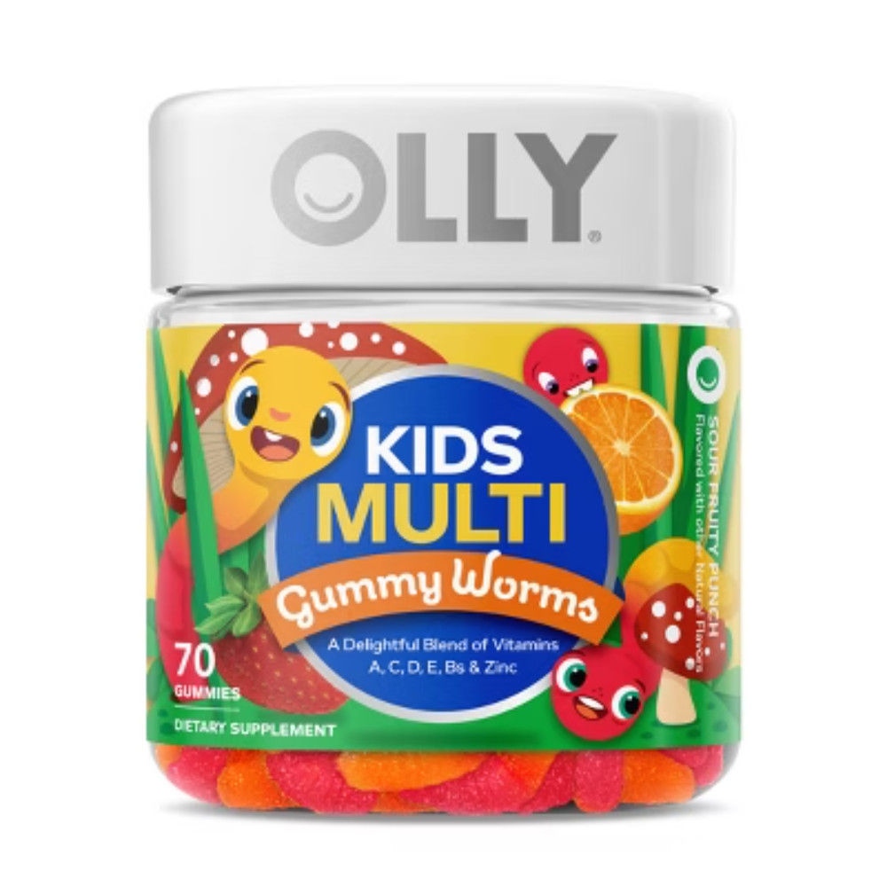 OLLY Kids' Multivitamin Gummy Worms – 70ct