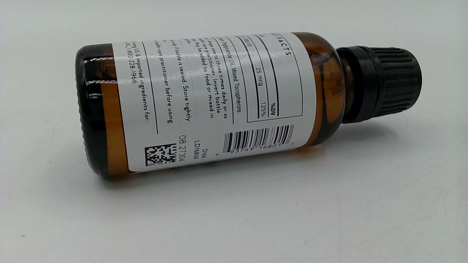1 Oz THORNE Vitamin D Dietary Supplement